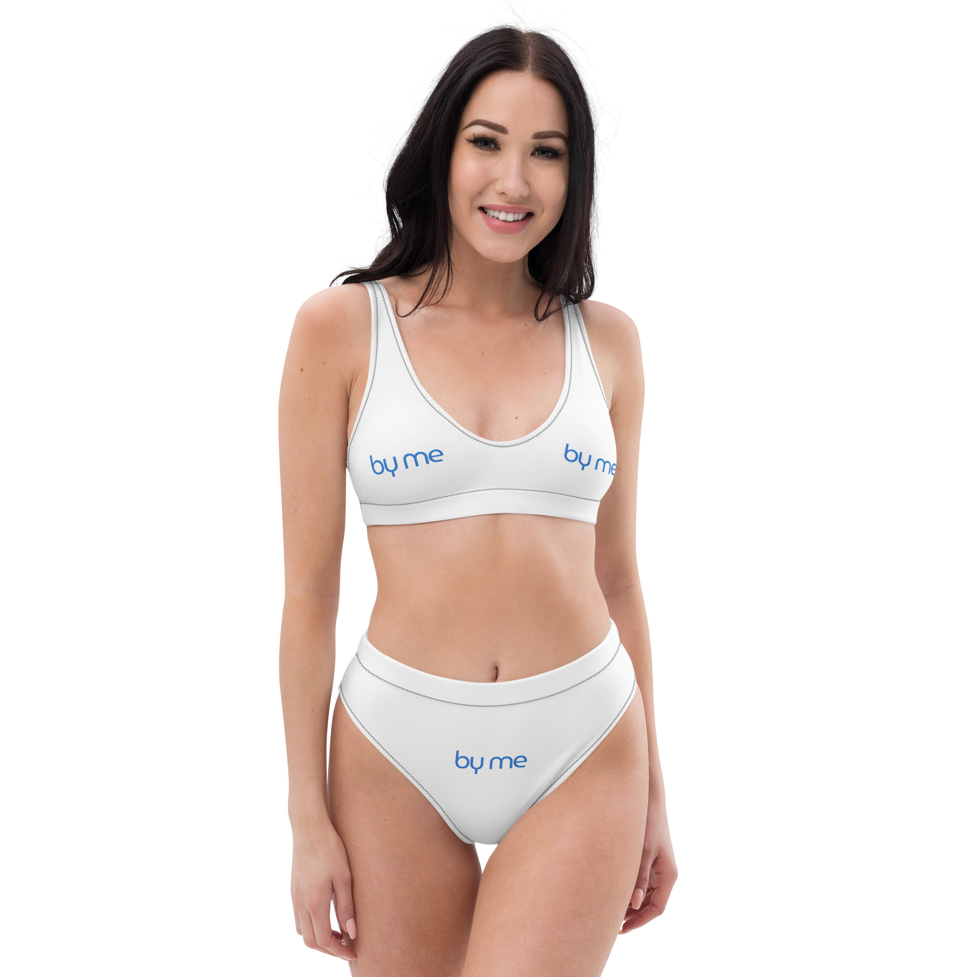 Eco-friendly high-waisted bikini