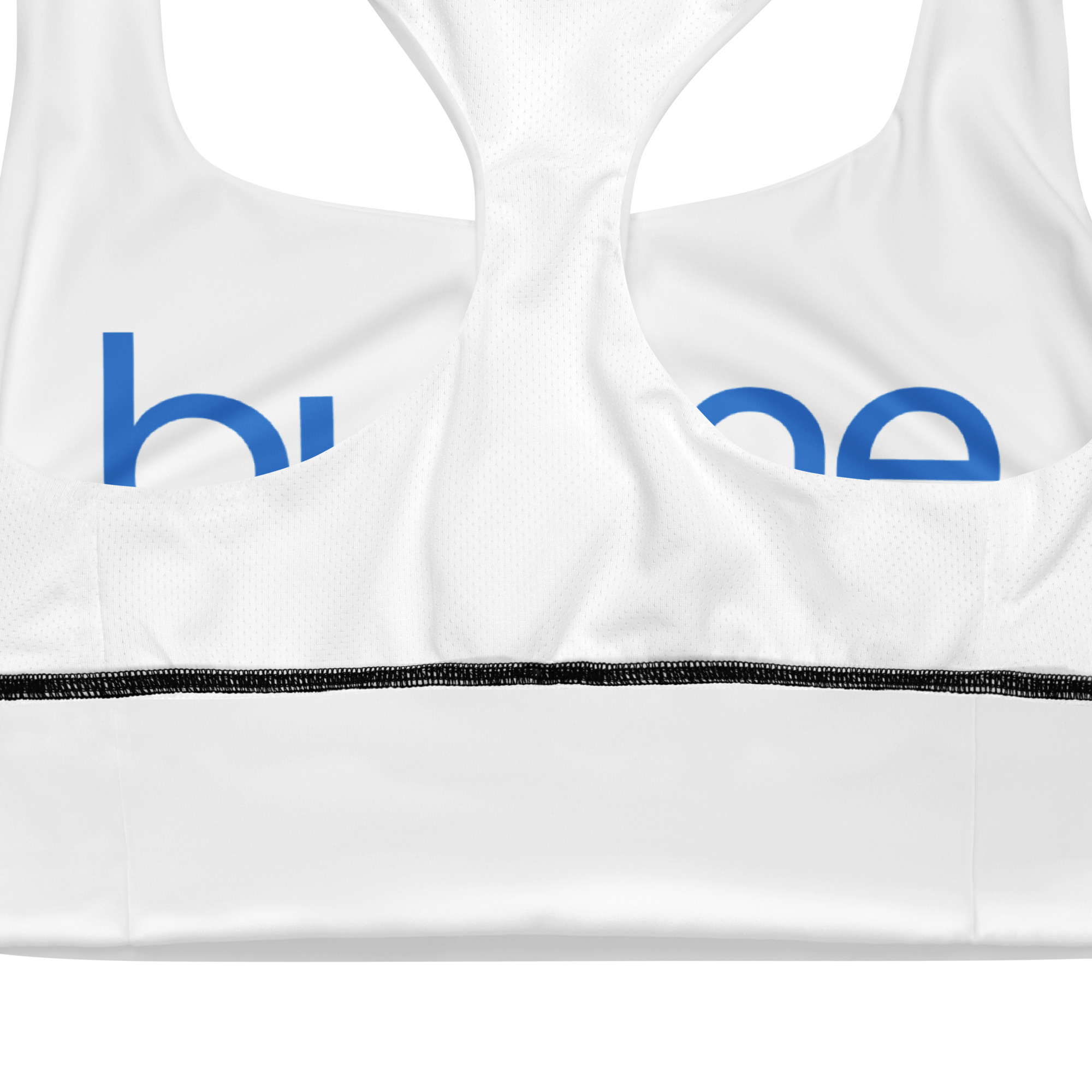 Eco-friendly longline sports bra