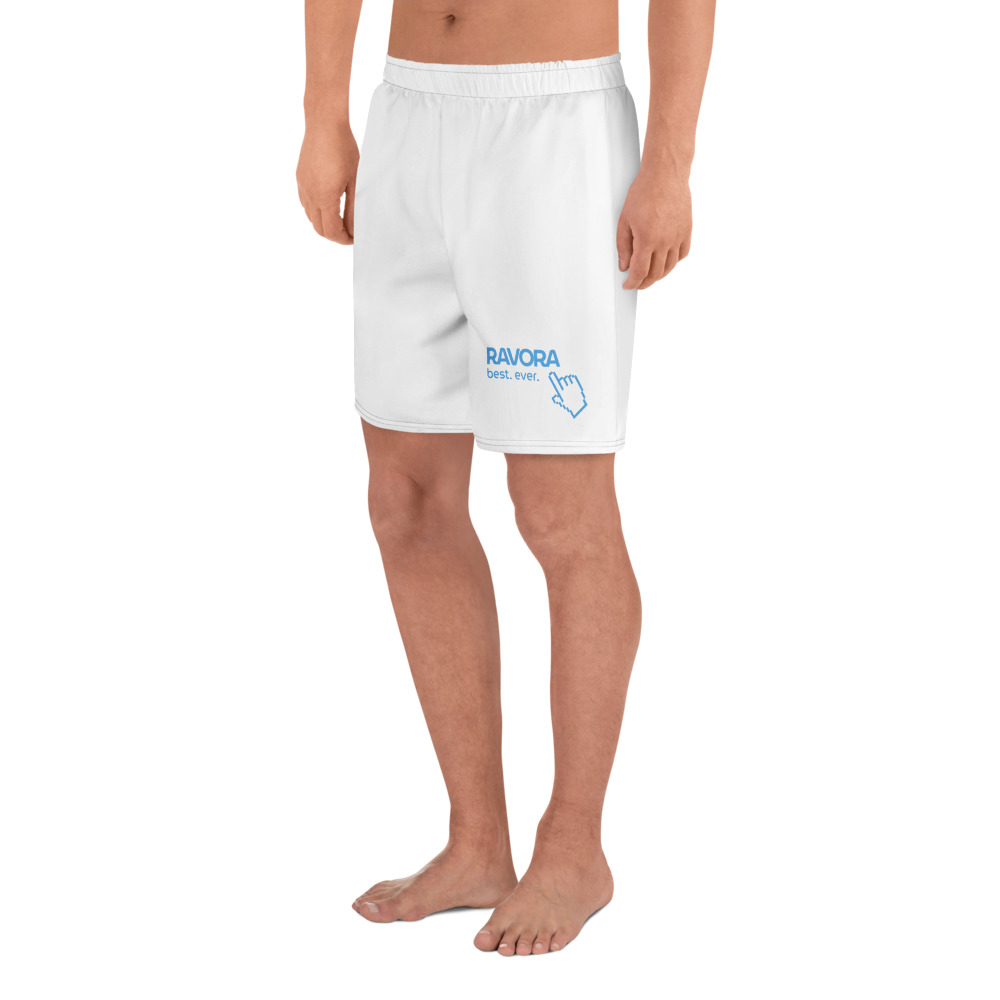 Men’s printed athletic long shorts