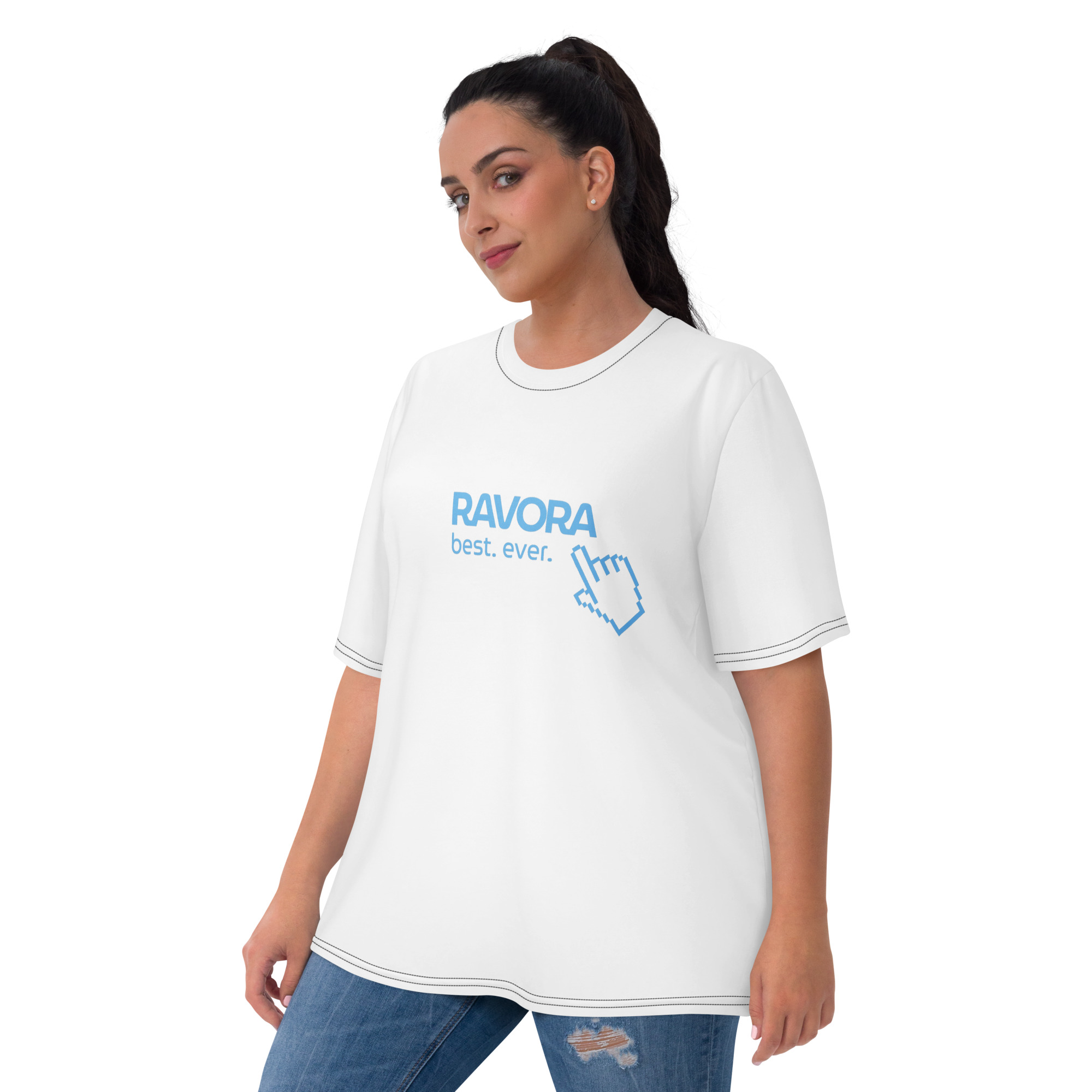 Feminine-Cut Cotton Top
