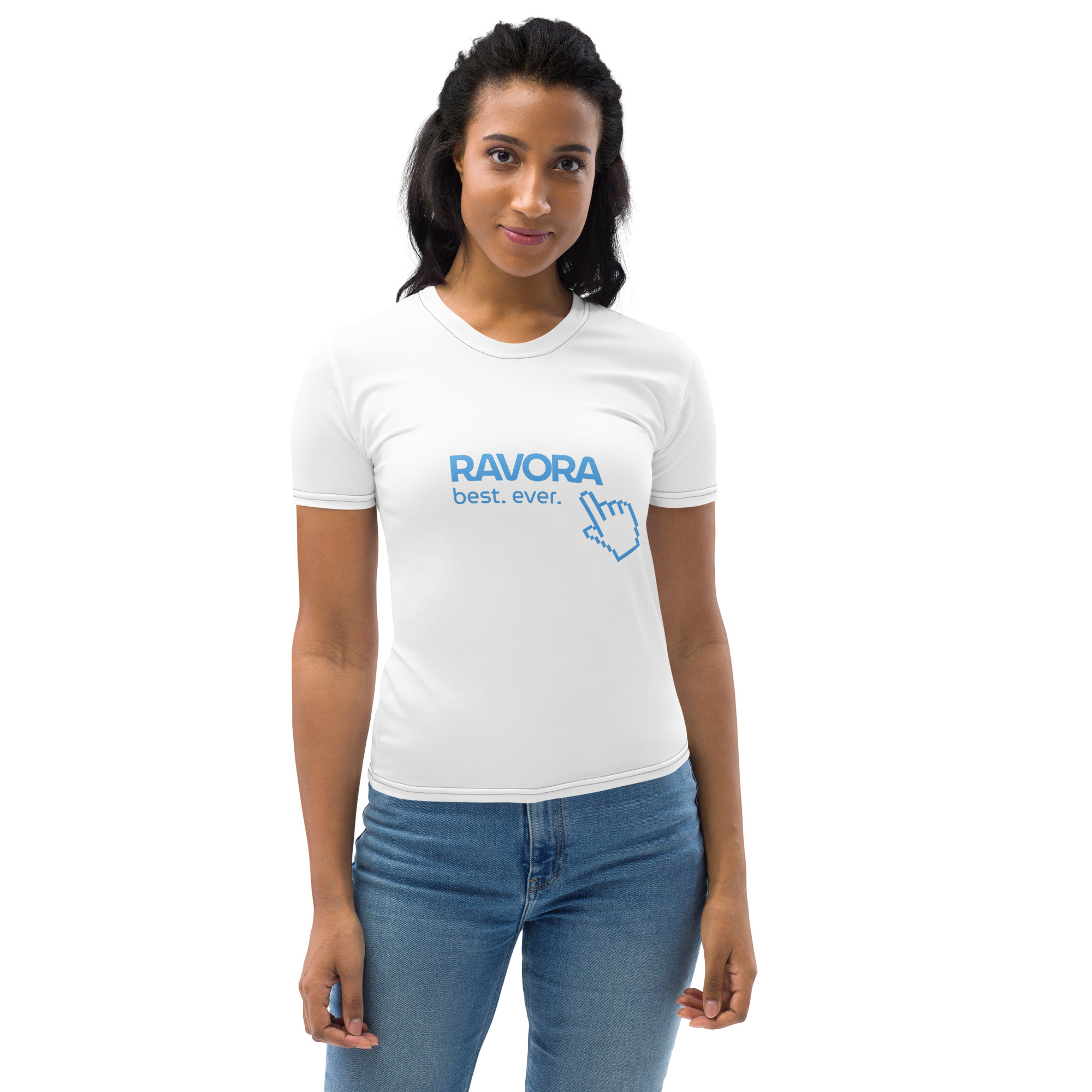 Feminine-Cut Cotton Top