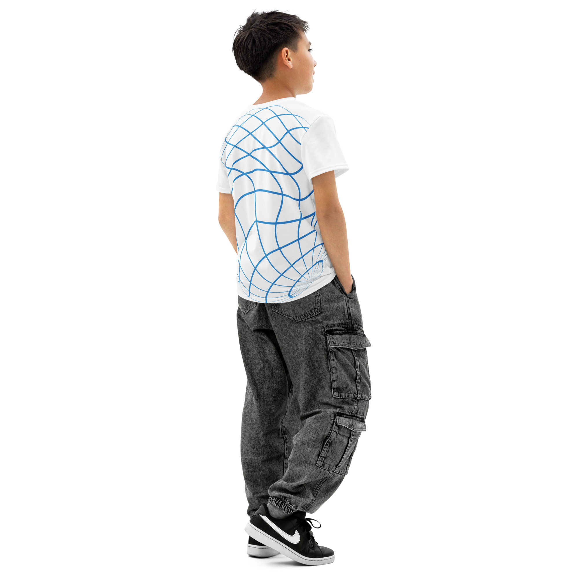 Premium Youth Breathable All-Cotton Crewneck Tee