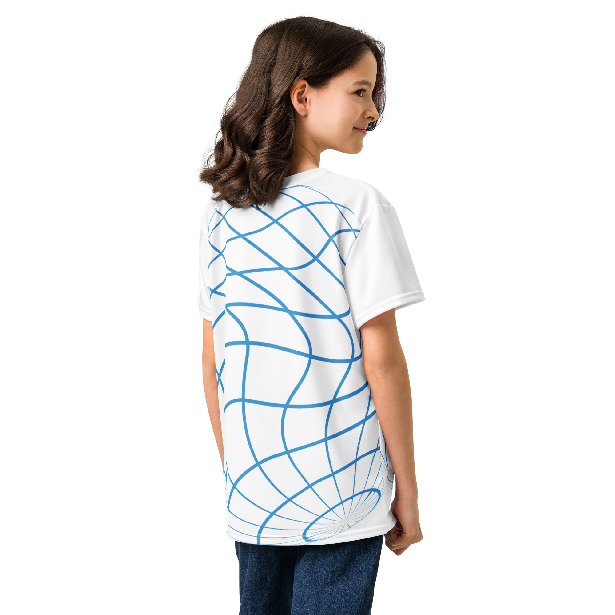 Premium Youth Breathable All-Cotton Crewneck Tee
