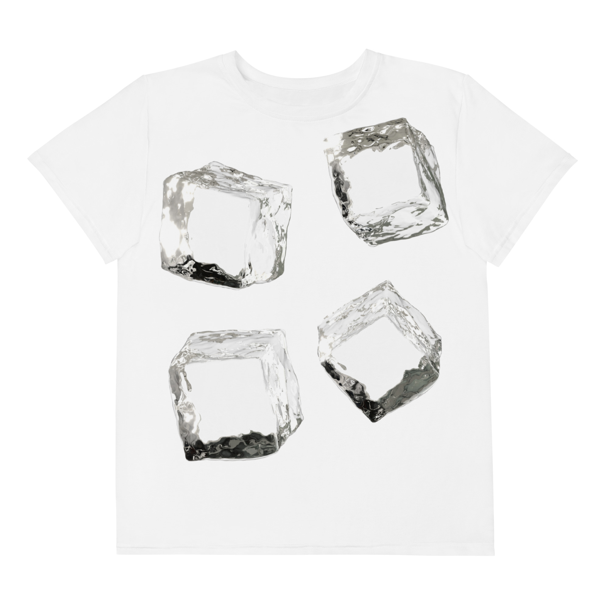 Breathable Cotton Youth Crew Neck T-Shirt for Daily Comfort