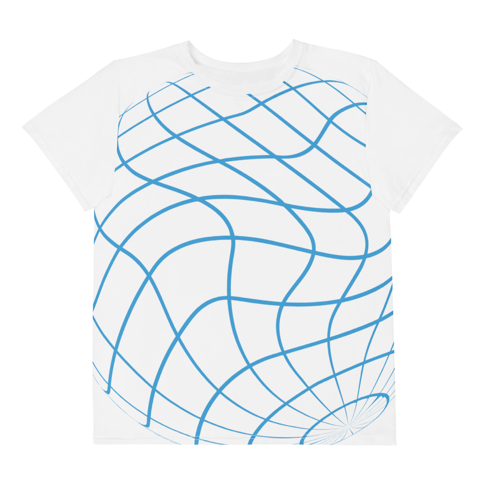 Premium Youth Breathable All-Cotton Crewneck Tee