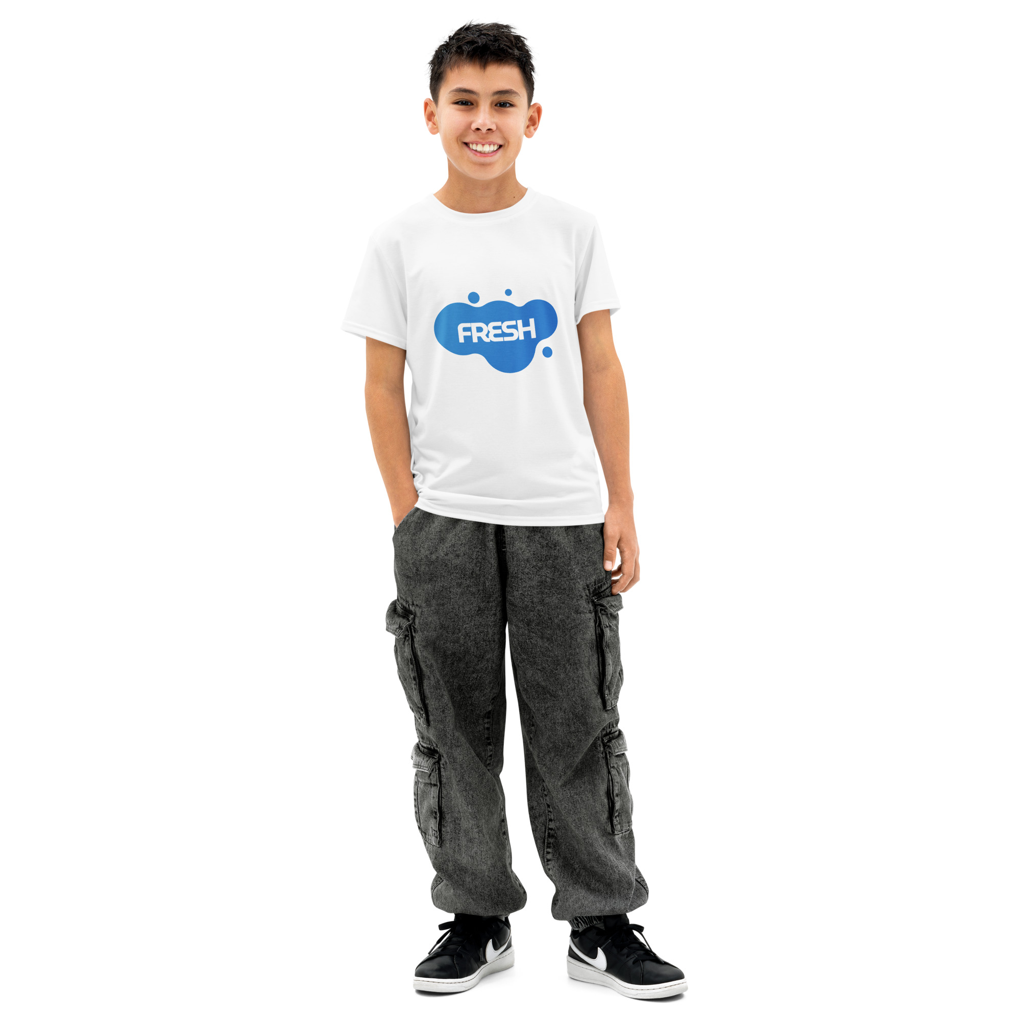 Premium Youth Cotton Crew Neck T-Shirt