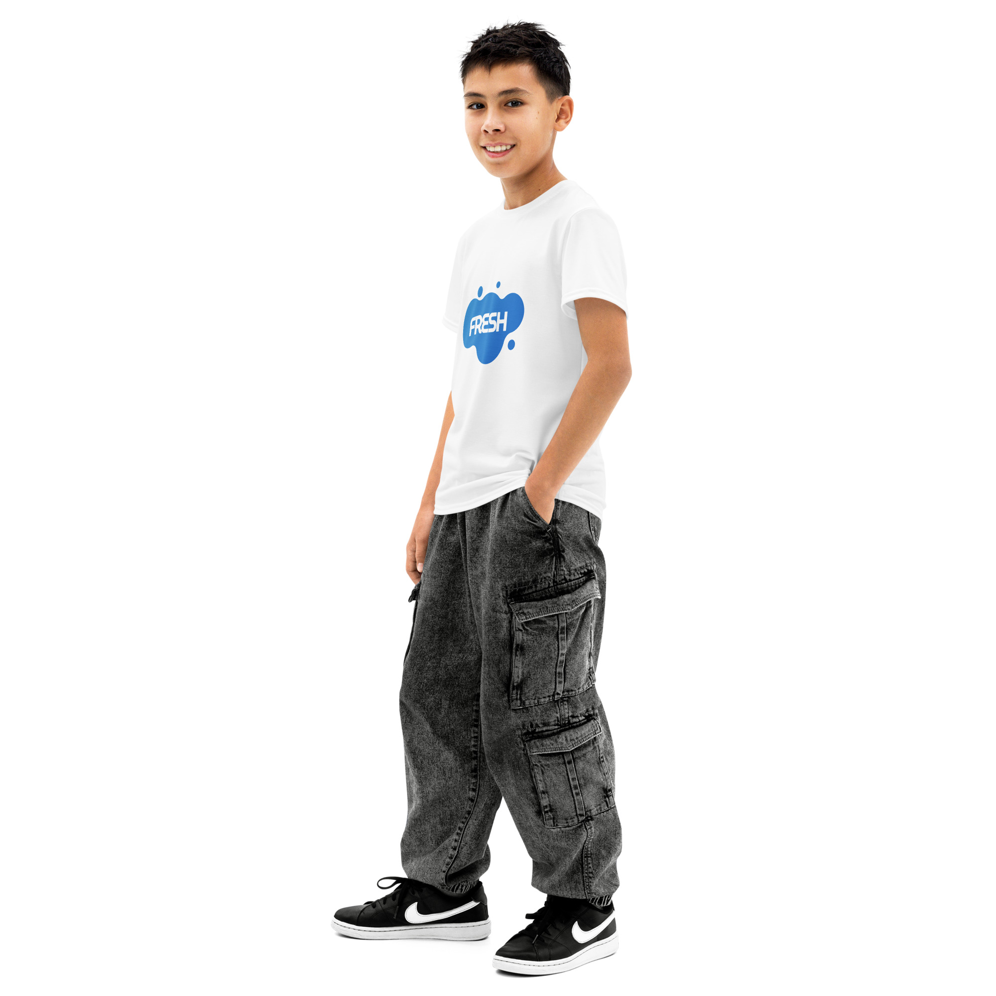 Premium Youth Cotton Crew Neck T-Shirt