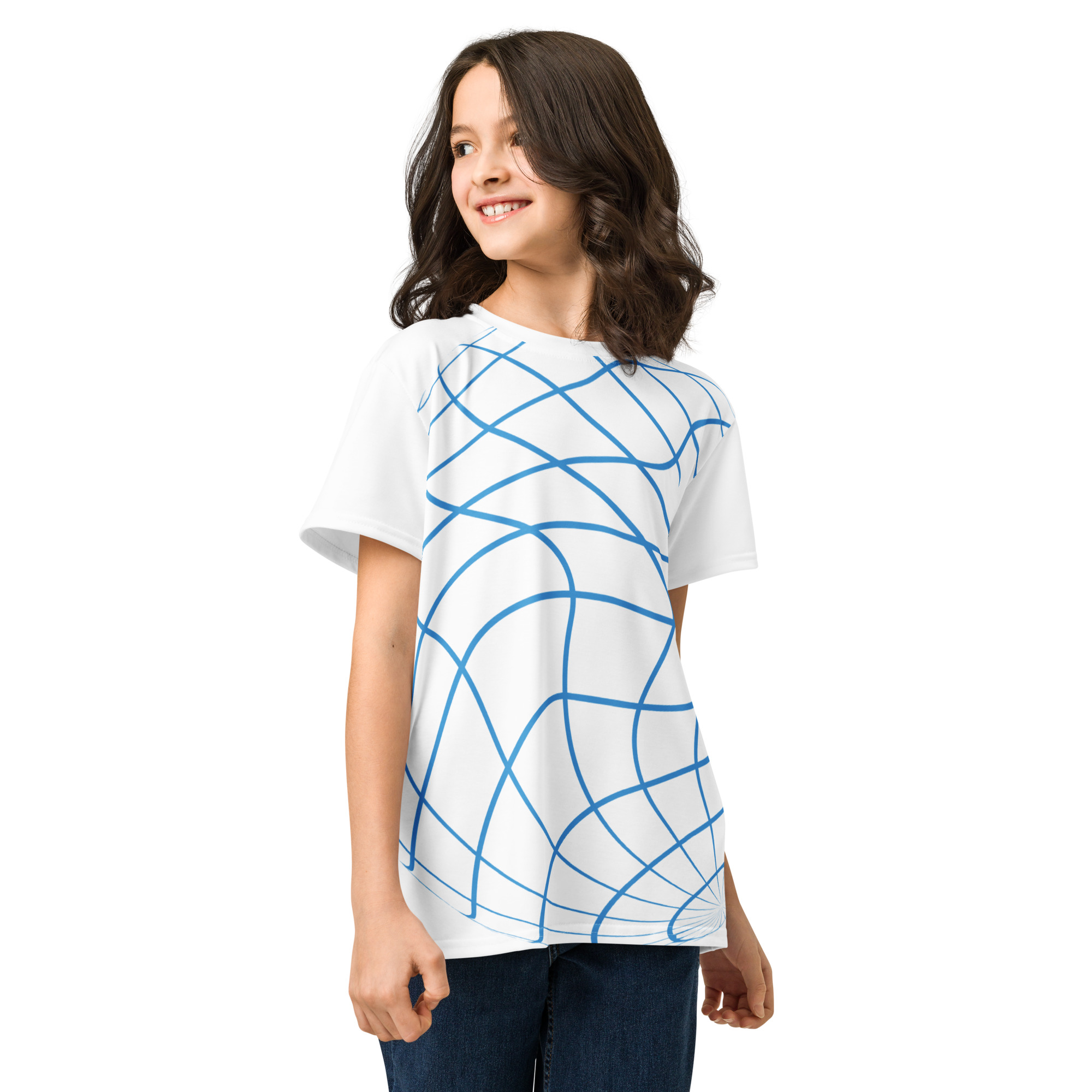 Premium Youth Breathable All-Cotton Crewneck Tee