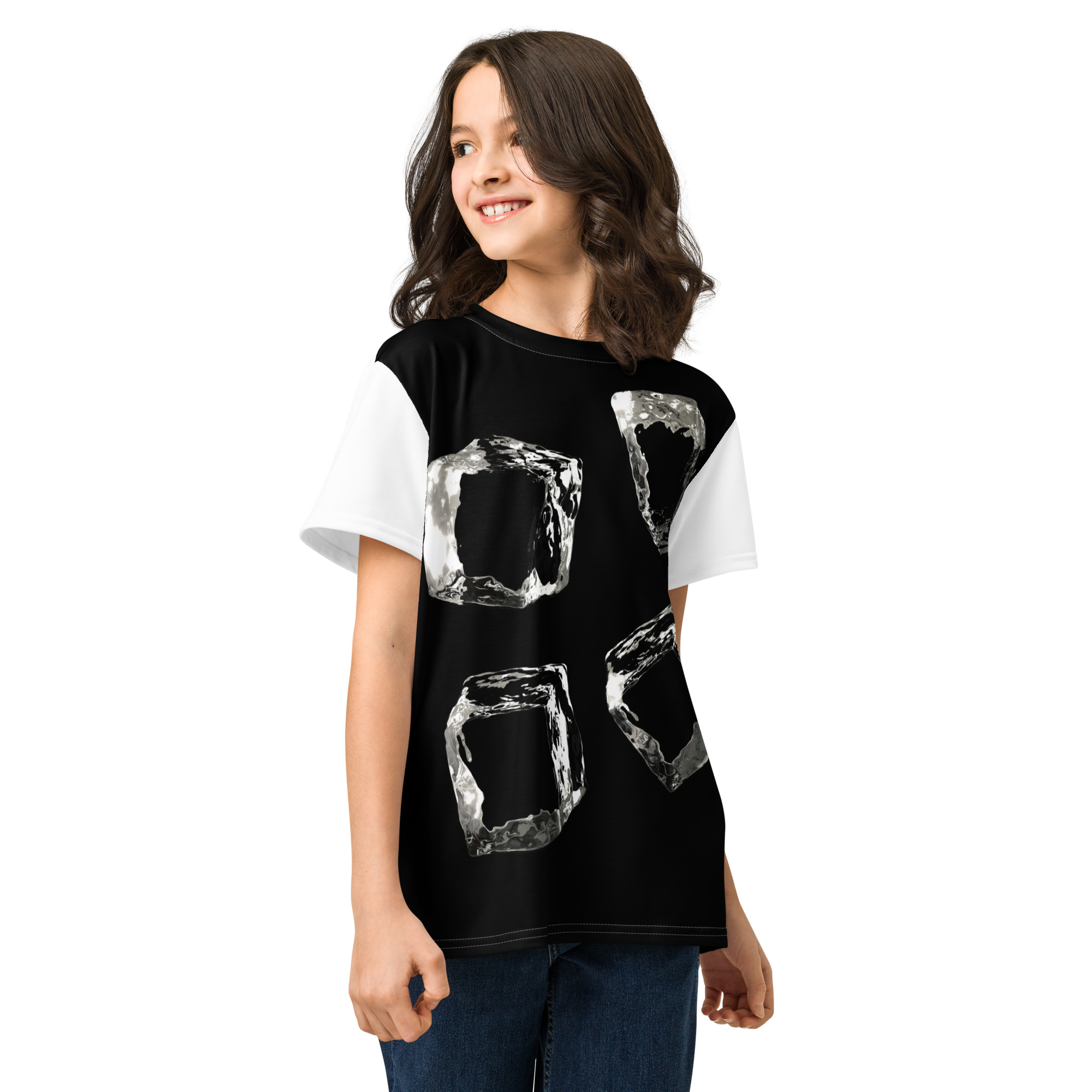 Youth Cotton Mini Cube Graphic Tee