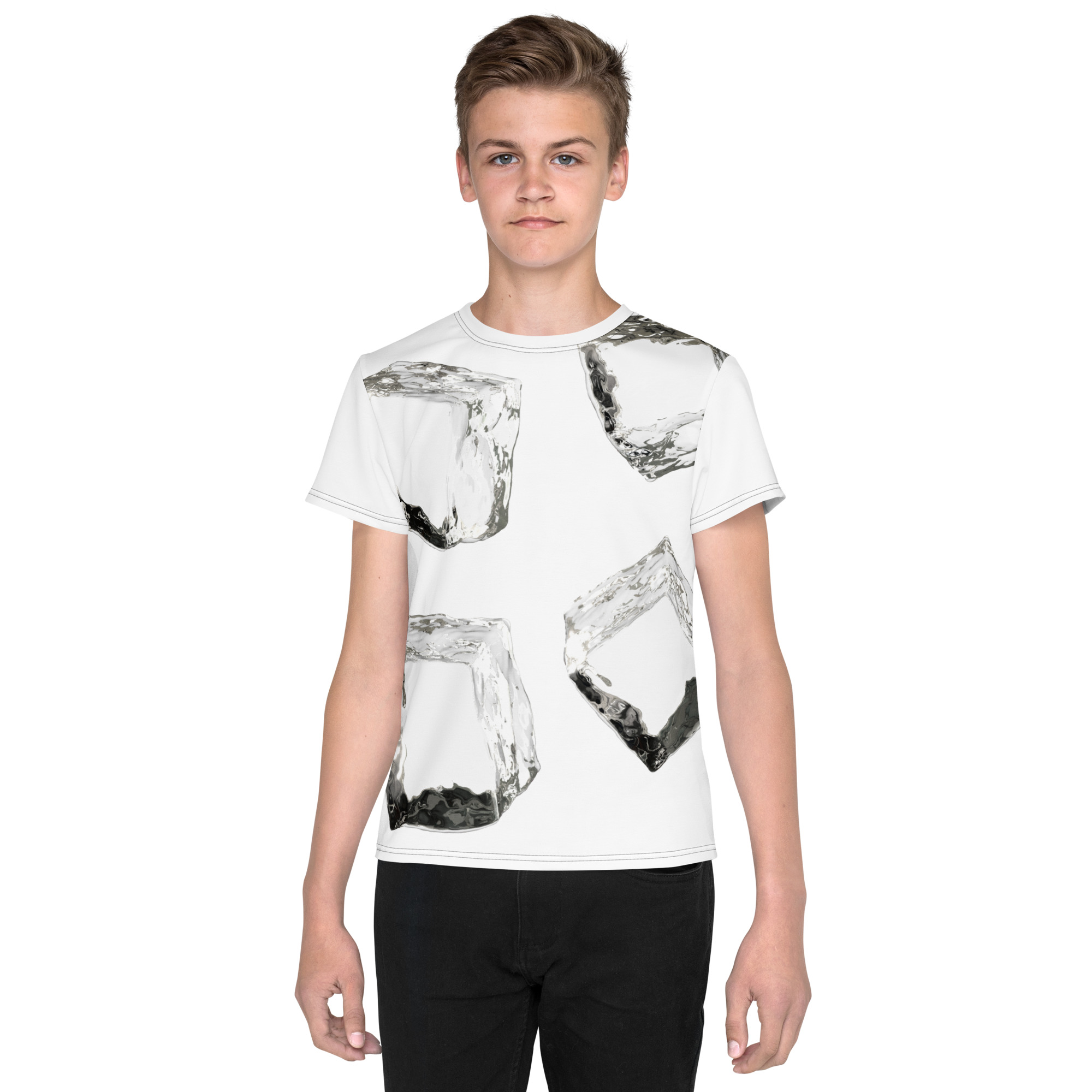 Classic Youth Crew Neck T-Shirt for All-Day Comfort