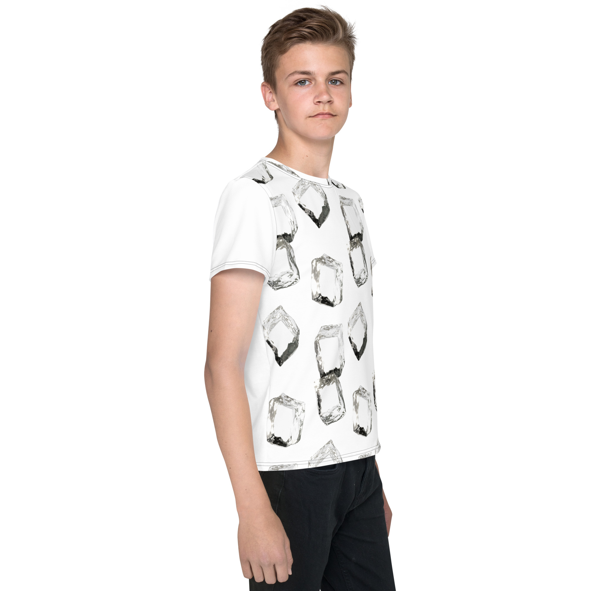 Youth Cool Mini Pattern Crew Tee