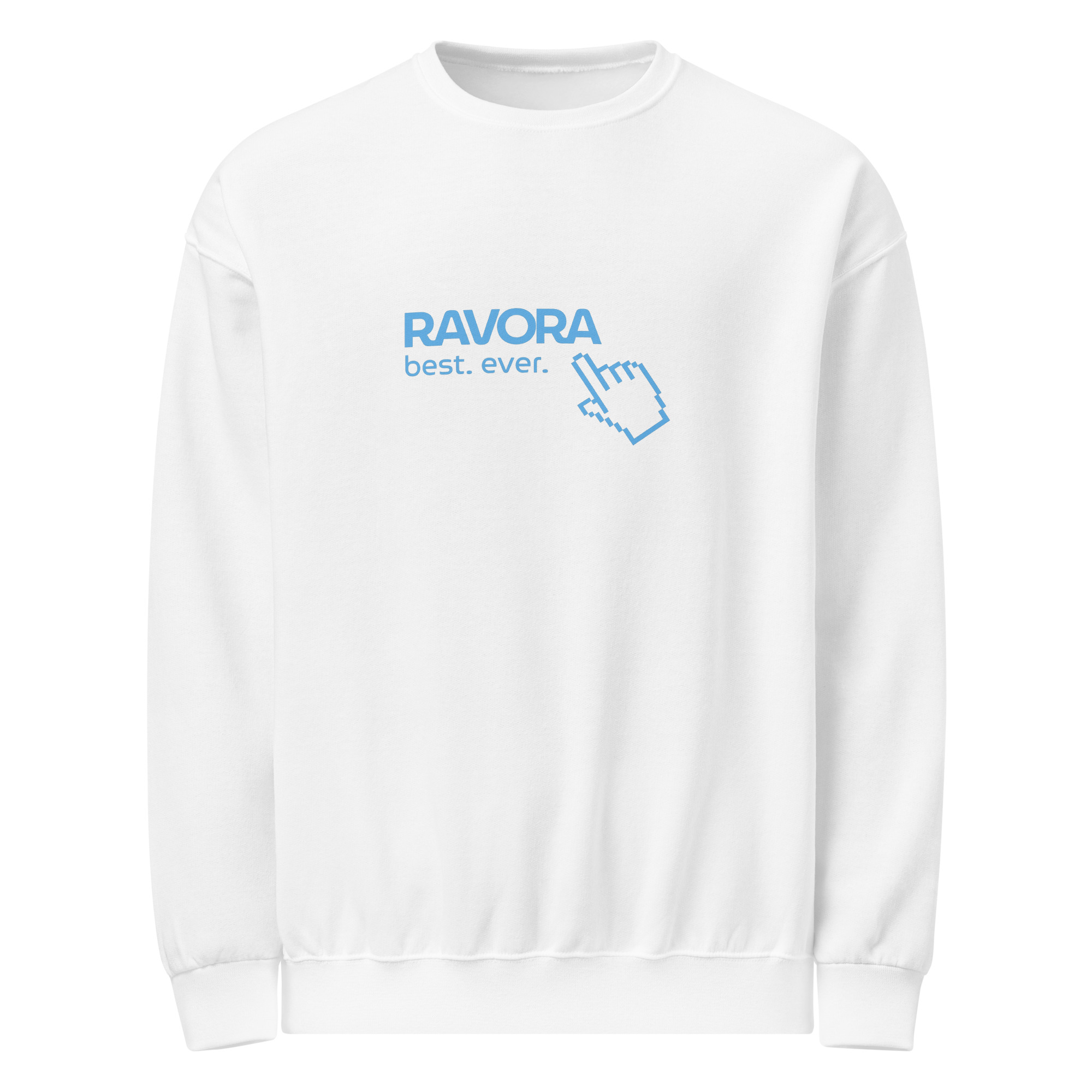 Crewneck pullover sweatshirt