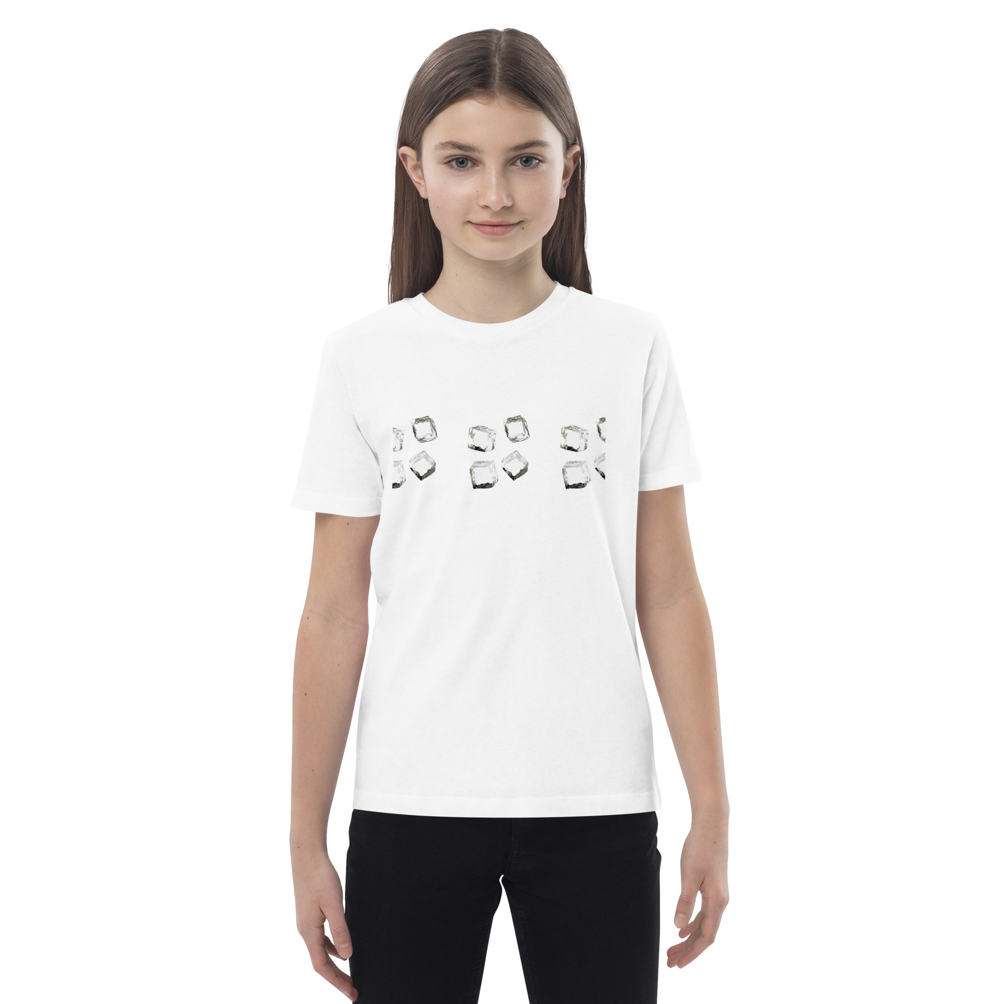 Kids Tiny Cube Sprinkle Organic Tee