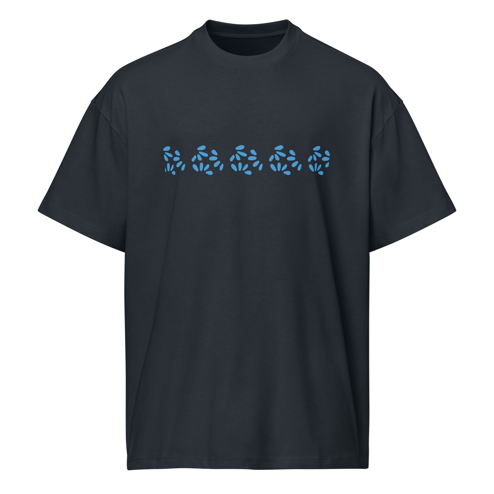 Boxy Fit Abstract Scatter Street Tee