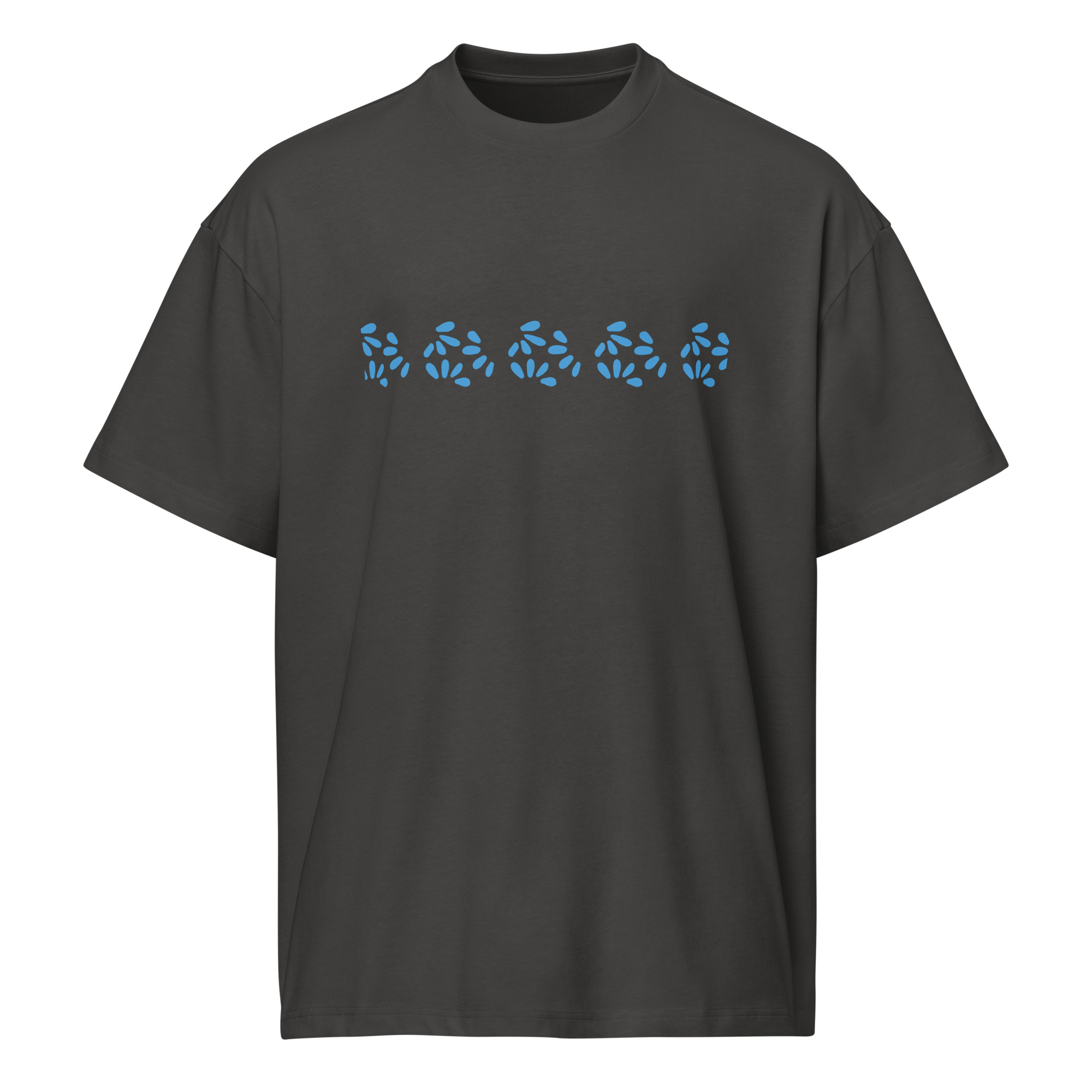Boxy Fit Abstract Scatter Street Tee