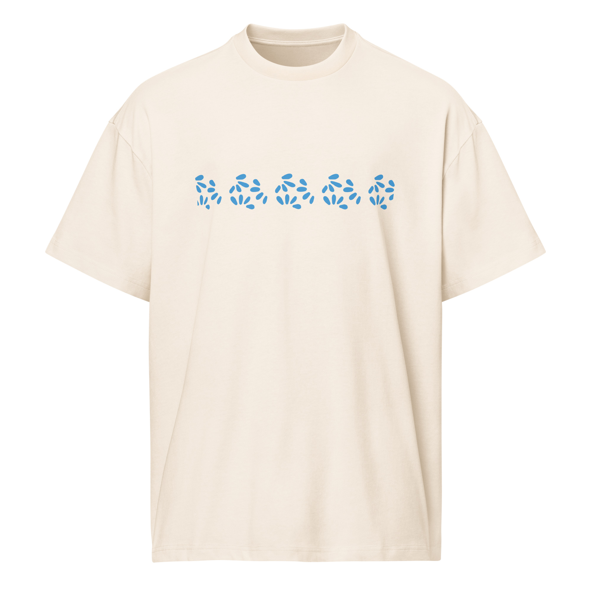 Boxy Fit Abstract Scatter Street Tee