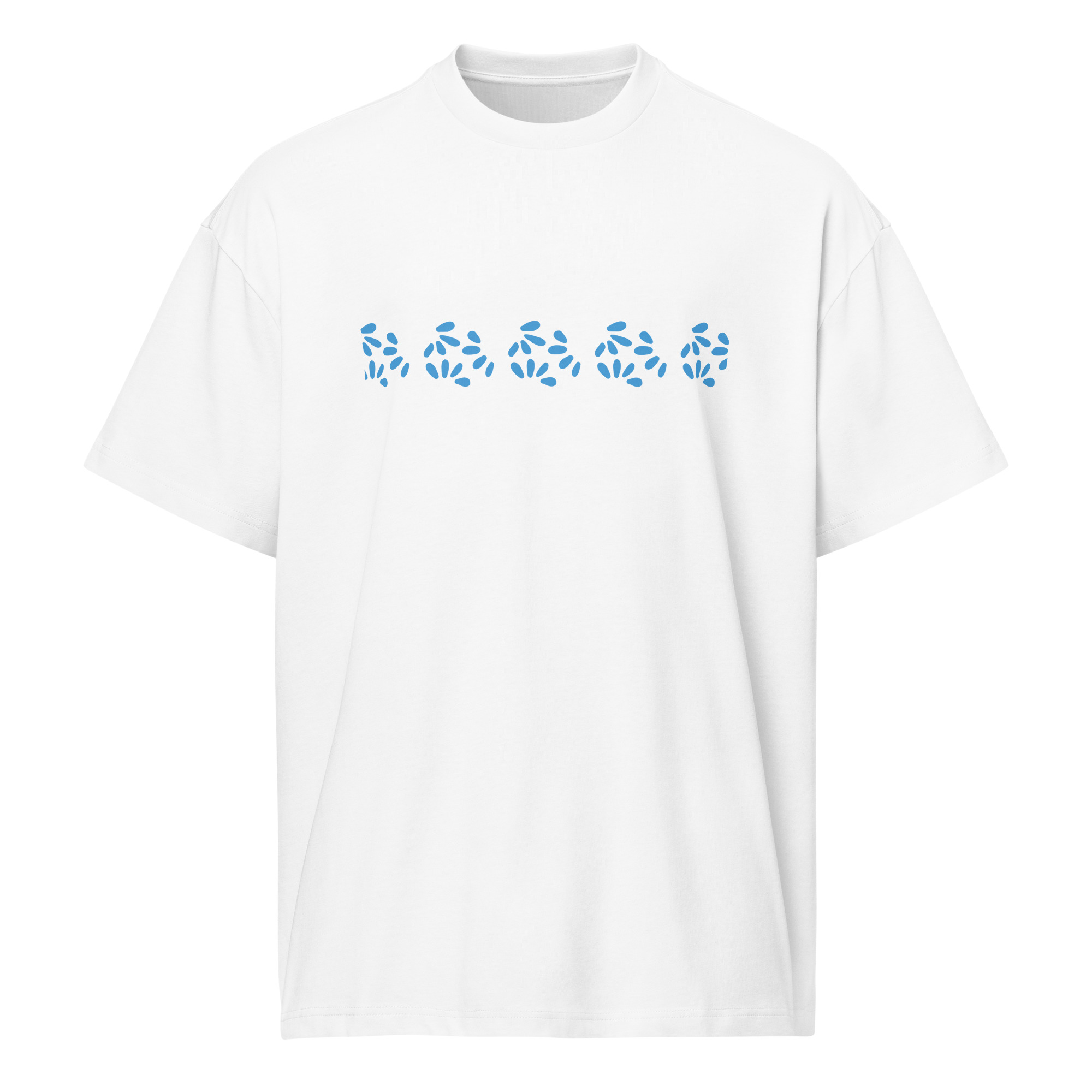 Boxy Fit Abstract Scatter Street Tee