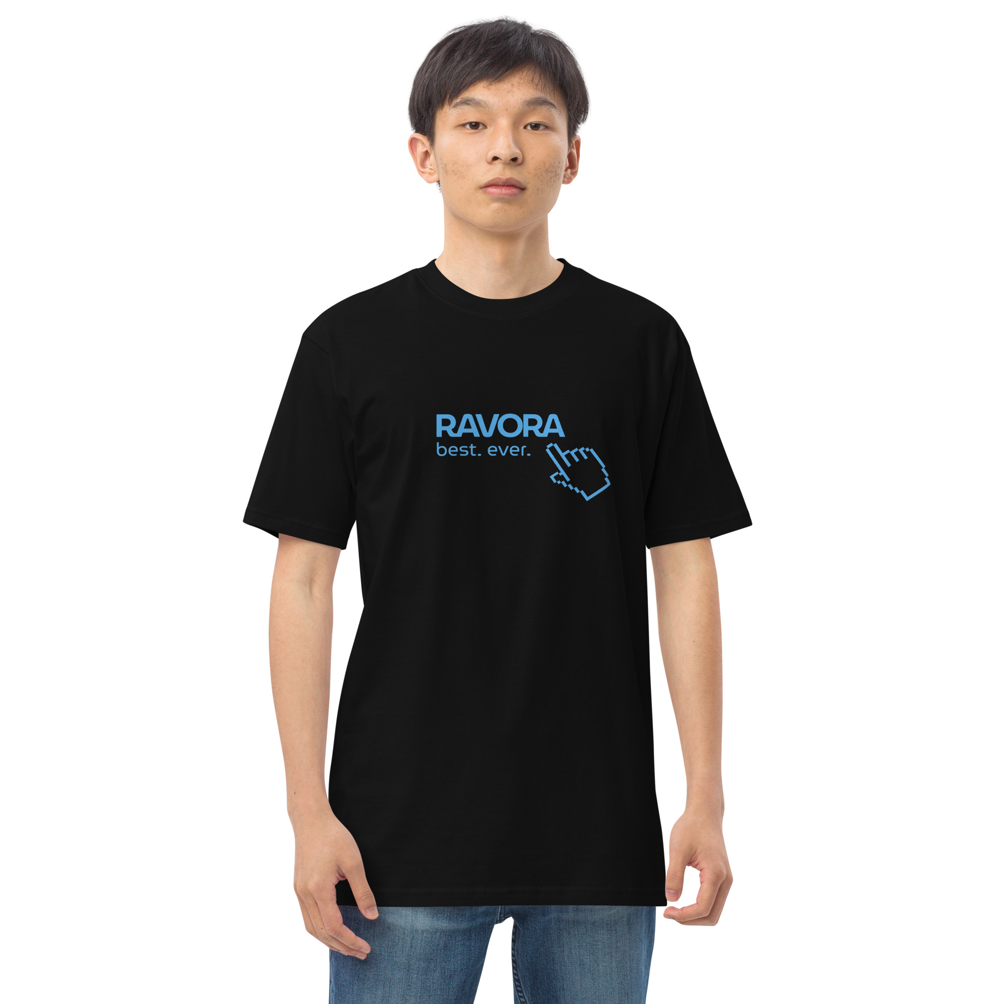 Men’s premium thick cotton tee
