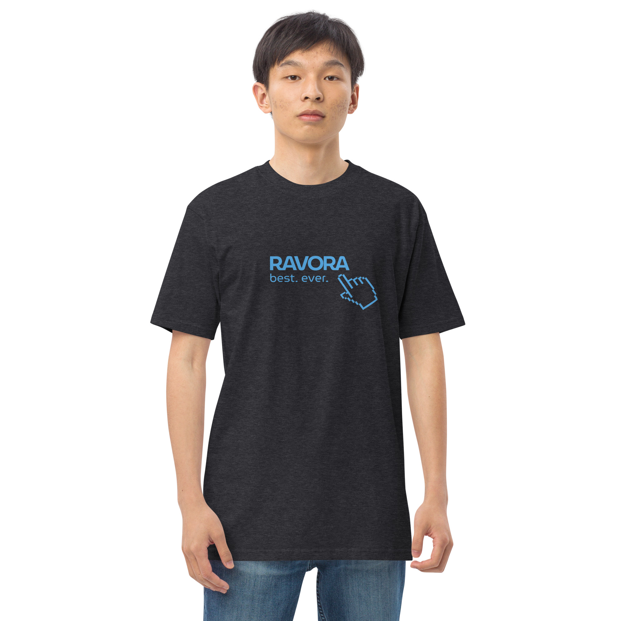 Men’s premium thick cotton tee