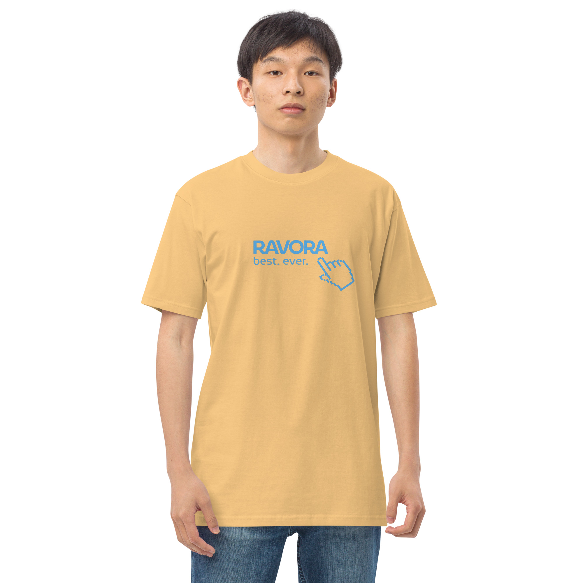 Men’s premium thick cotton tee