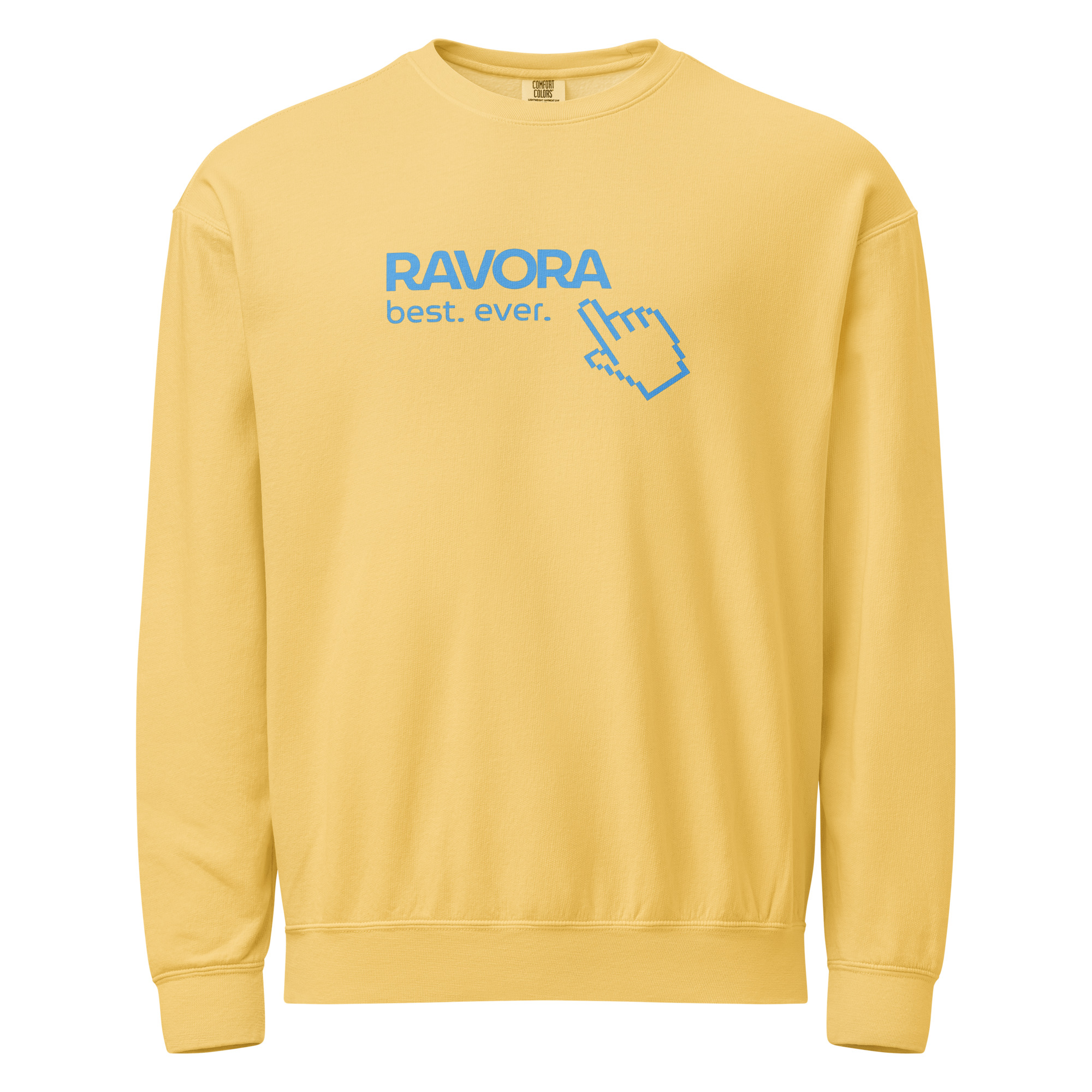 Men’s pigment-dyed fleece sweatshirt