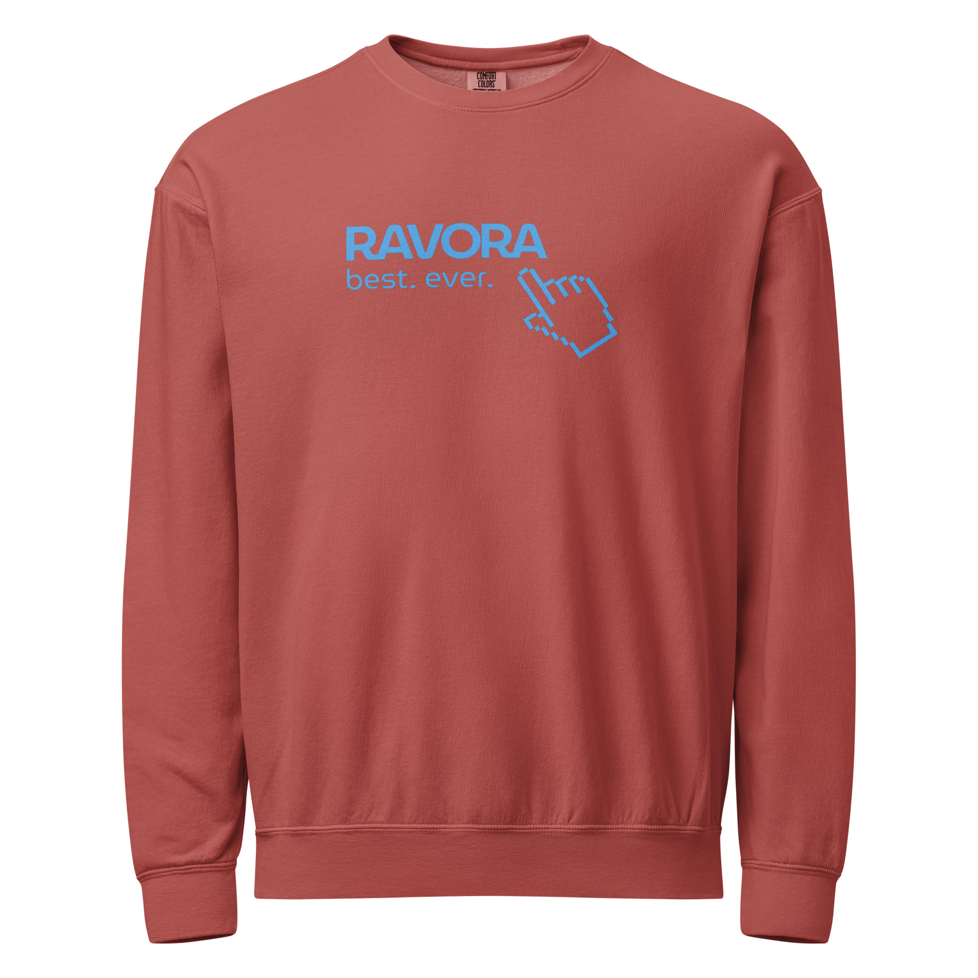 Men’s pigment-dyed fleece sweatshirt