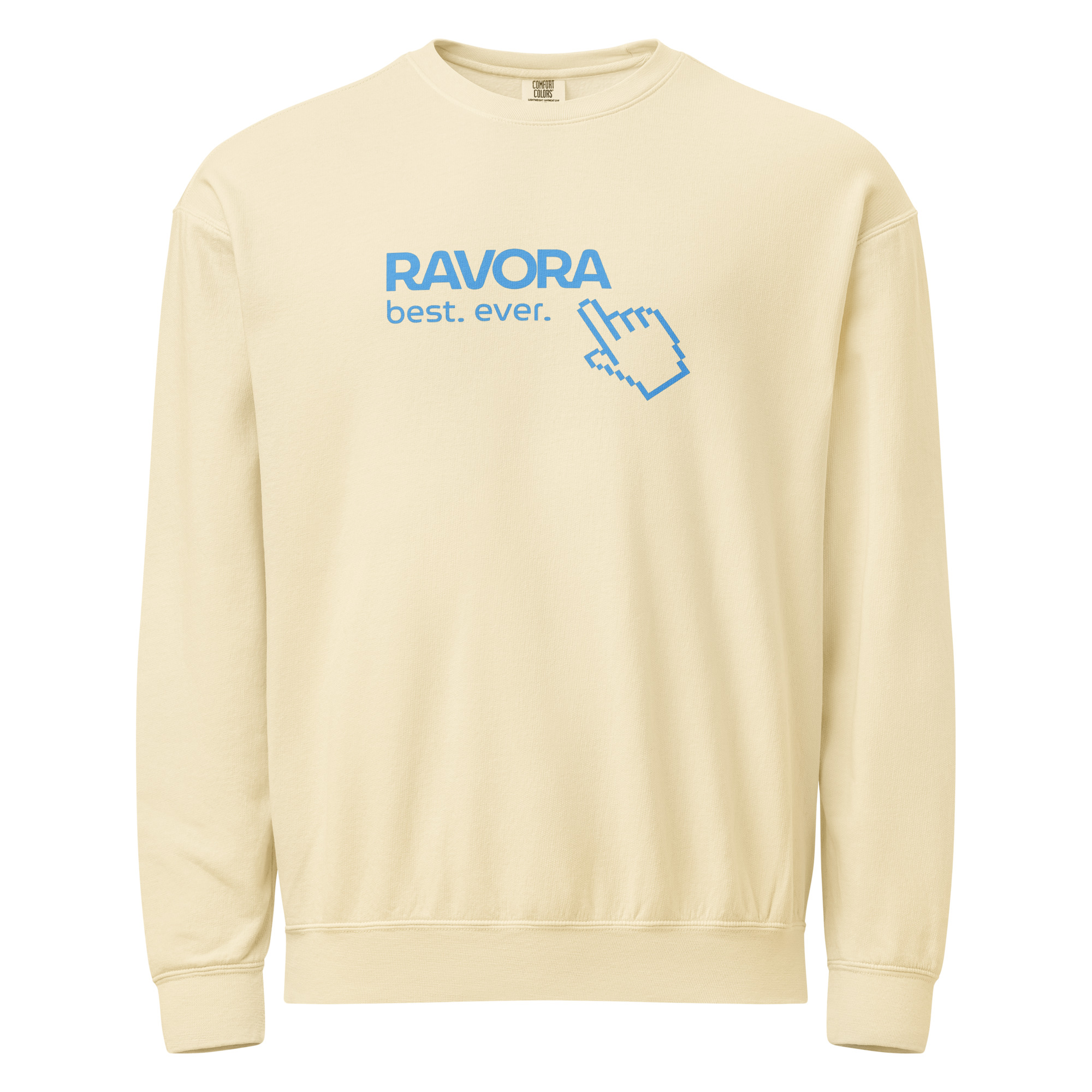 Men’s pigment-dyed fleece sweatshirt
