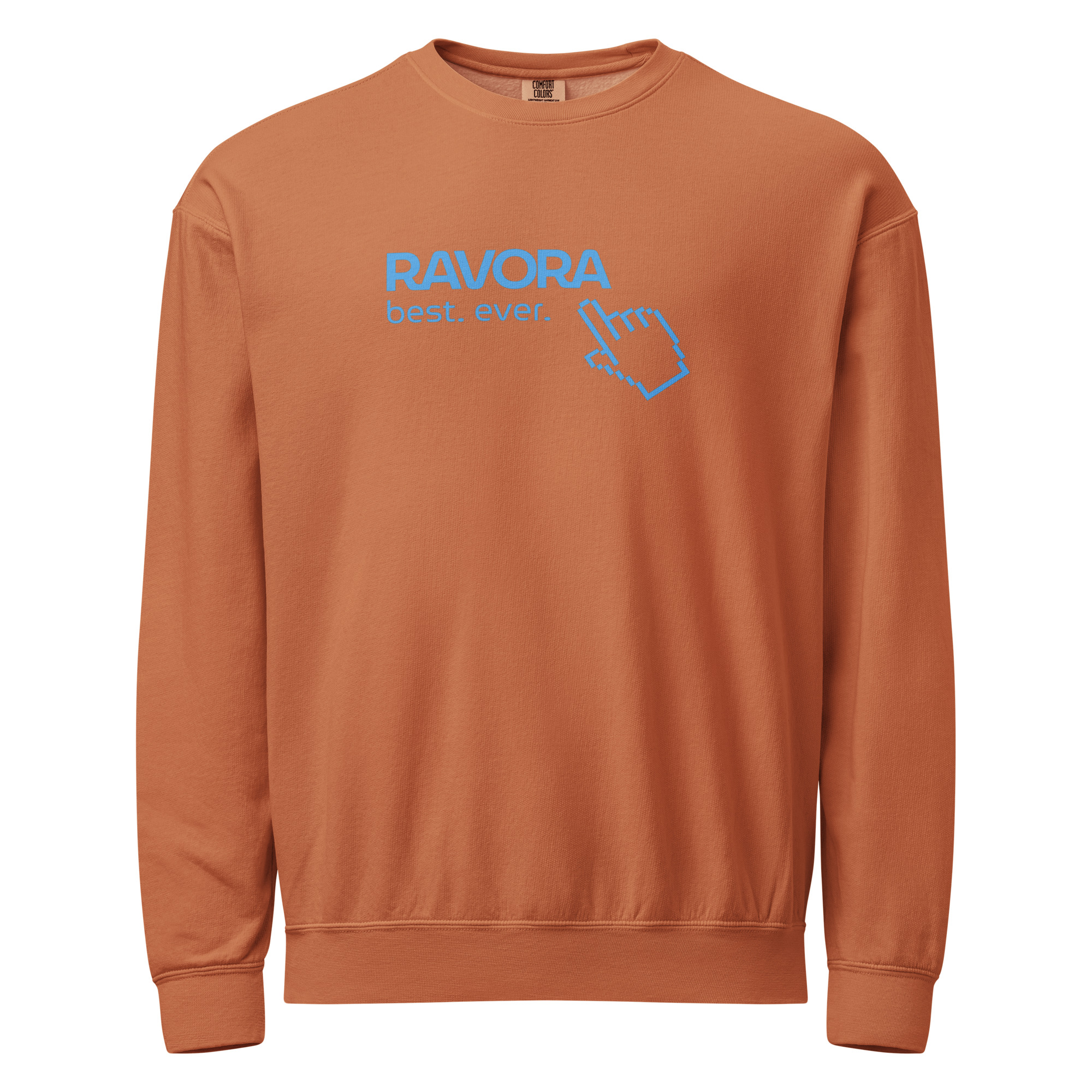 Men’s pigment-dyed fleece sweatshirt