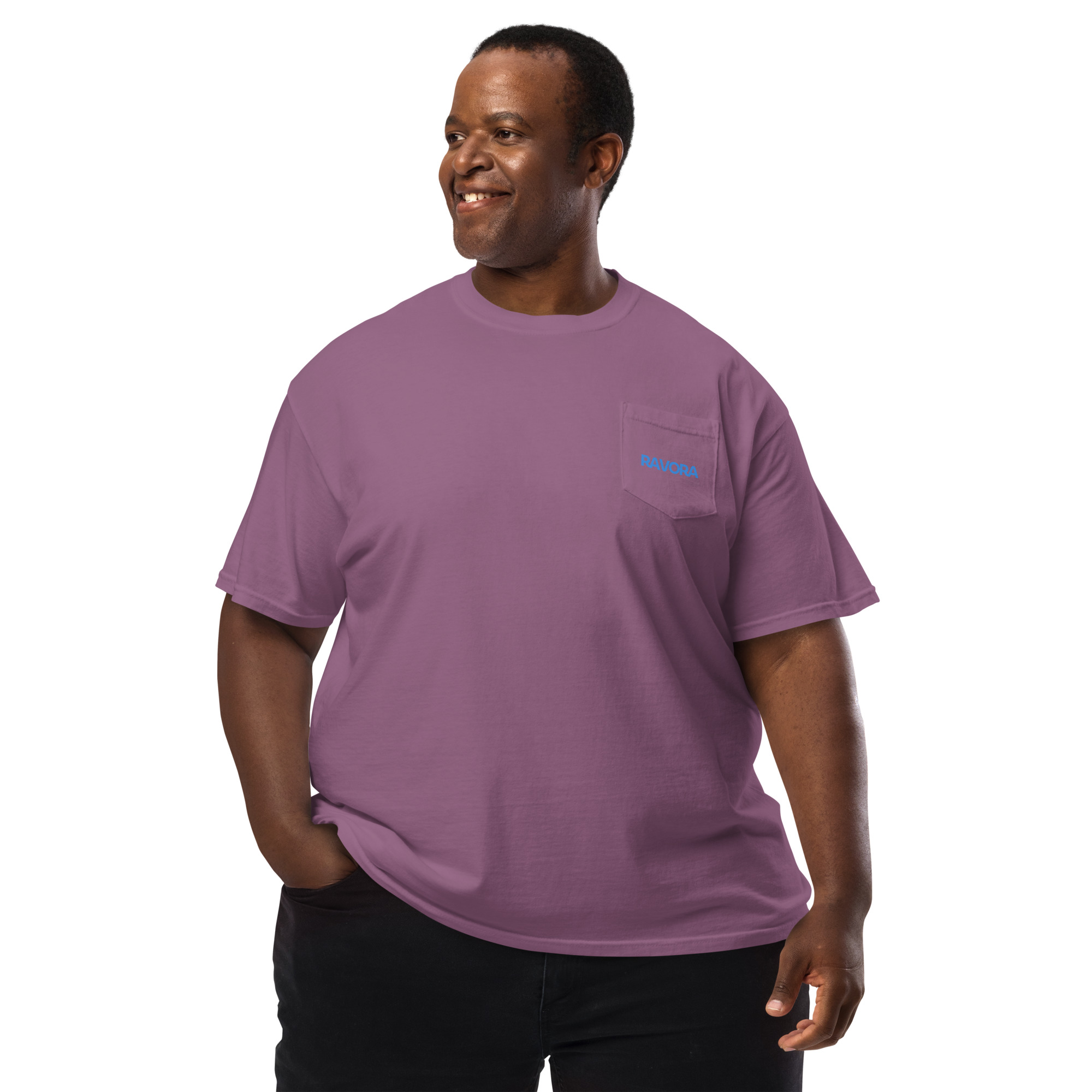 Male vintage-wash pocket-tee