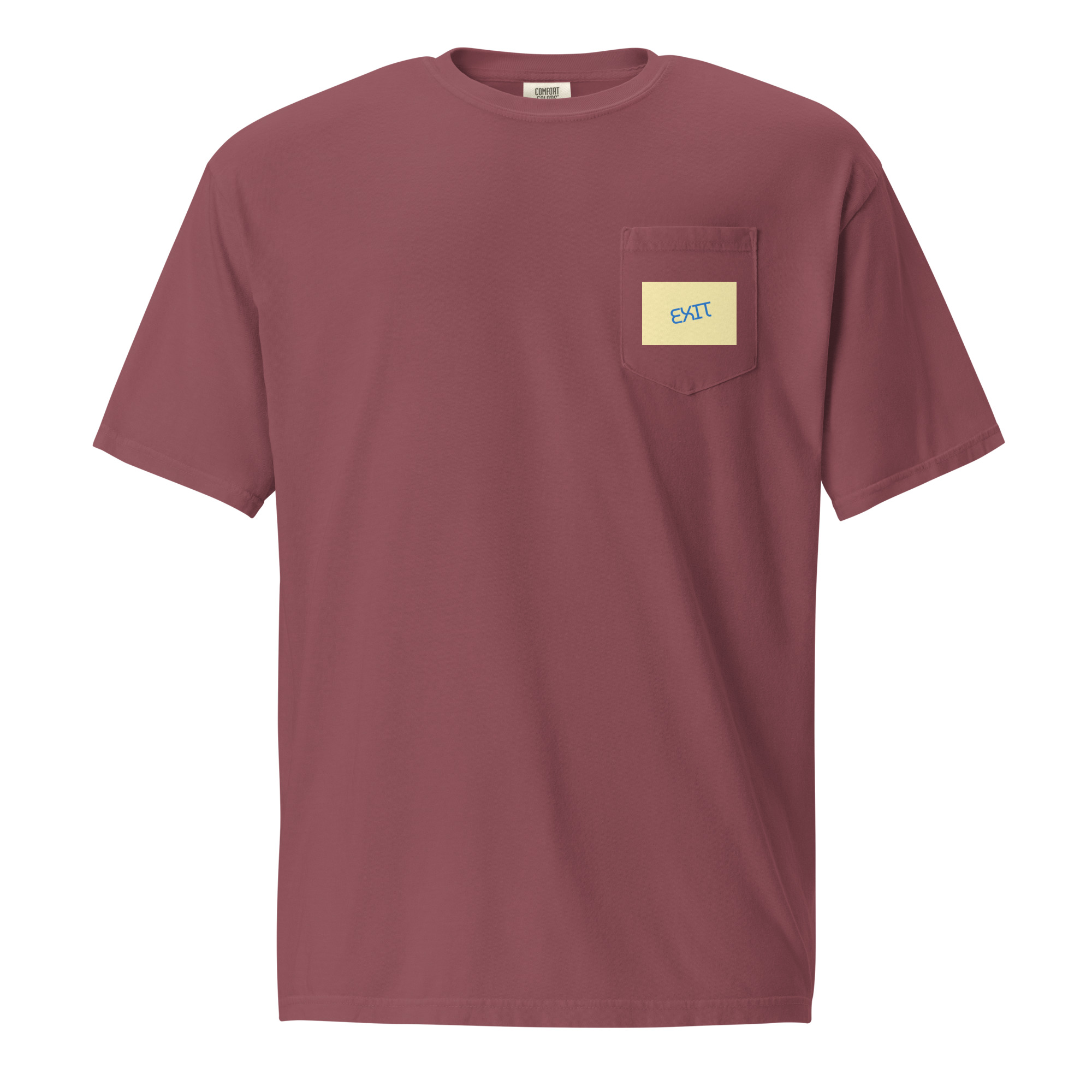 Men's Exit garment-dyed pocket t-shirt