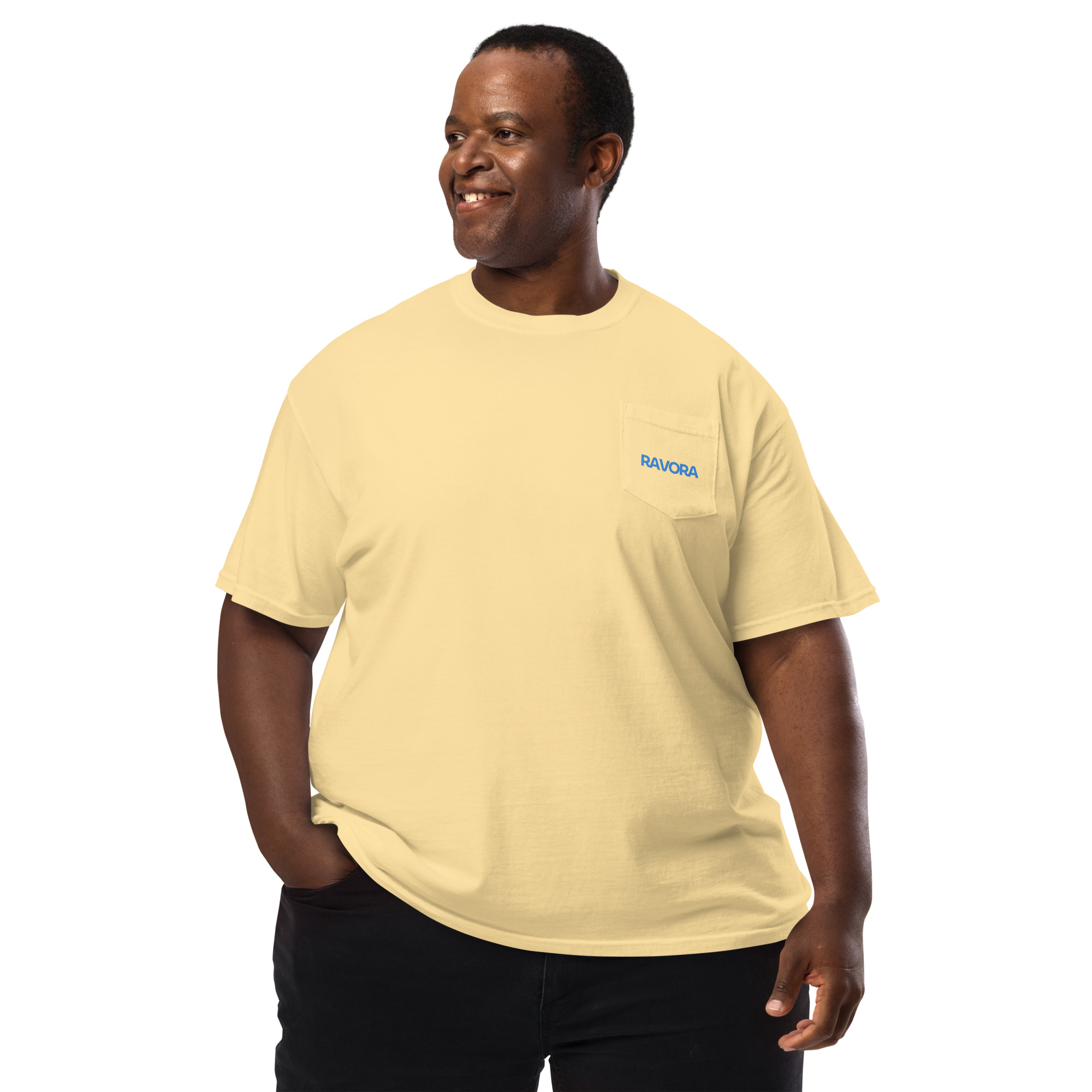 Male vintage-wash pocket-tee