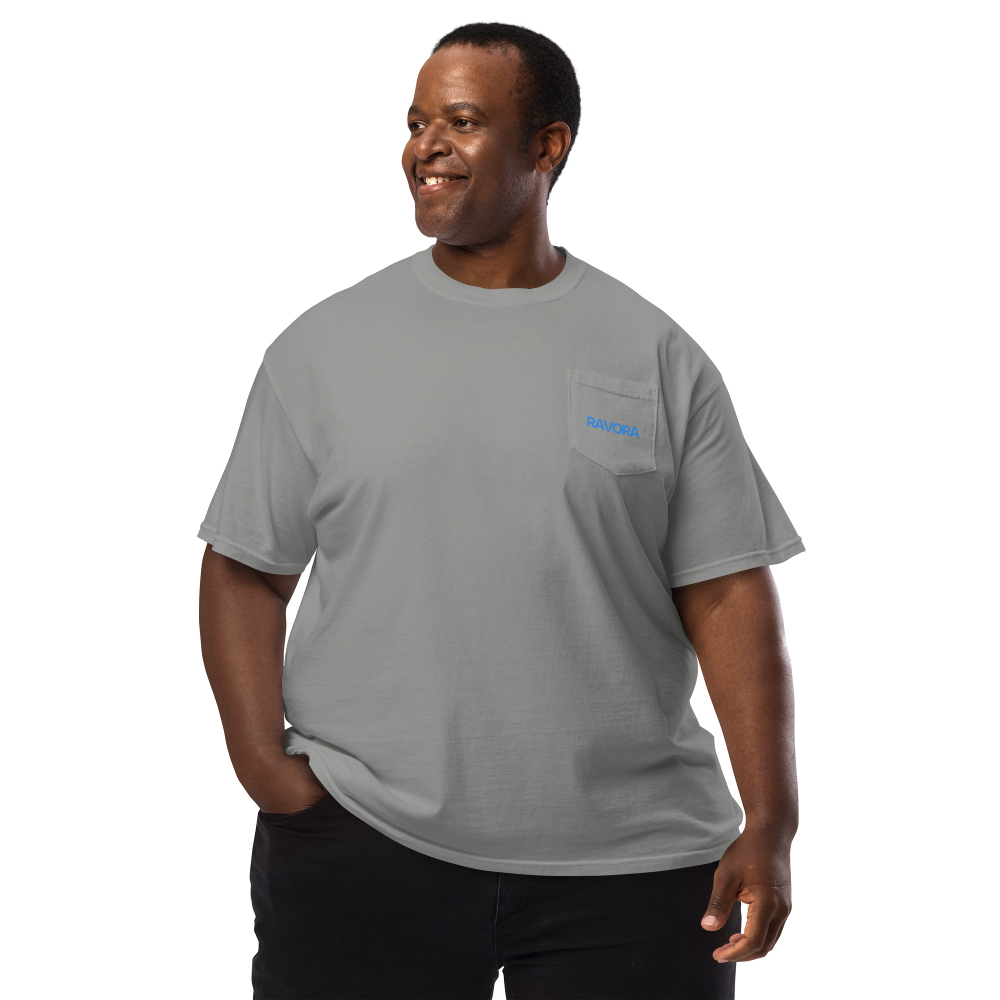 Male vintage-wash pocket-tee