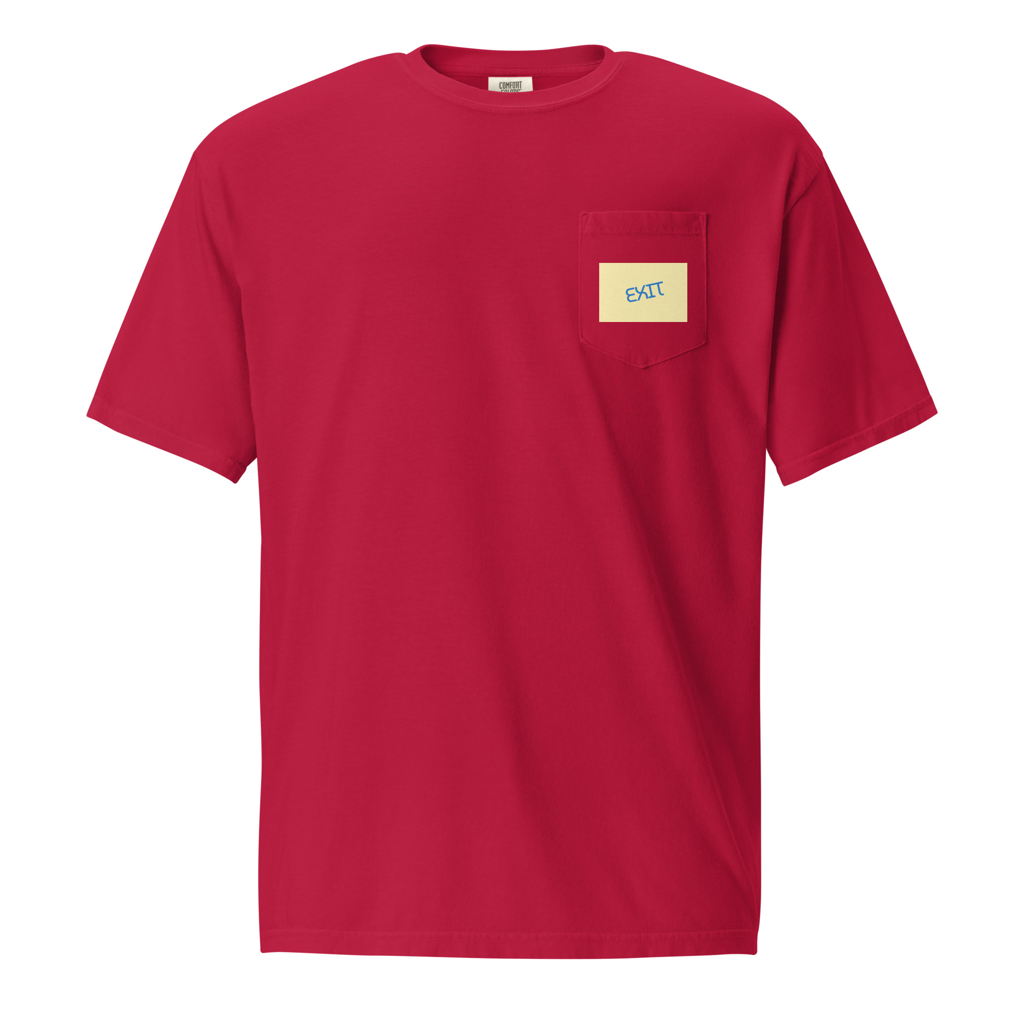 Men's Exit garment-dyed pocket t-shirt
