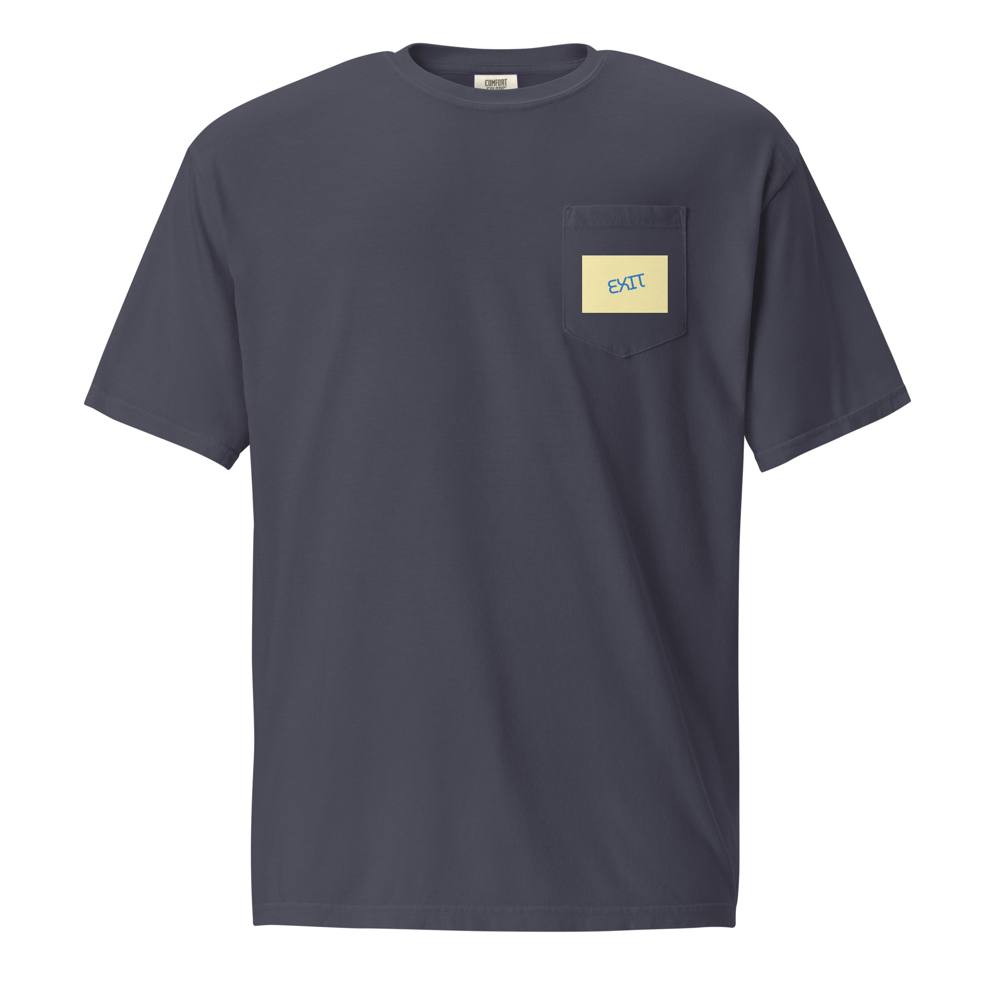 Men's Exit garment-dyed pocket t-shirt