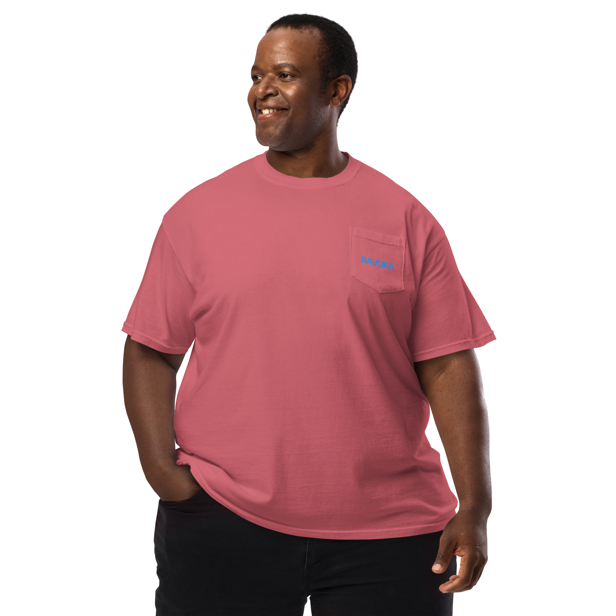 Male vintage-wash pocket-tee