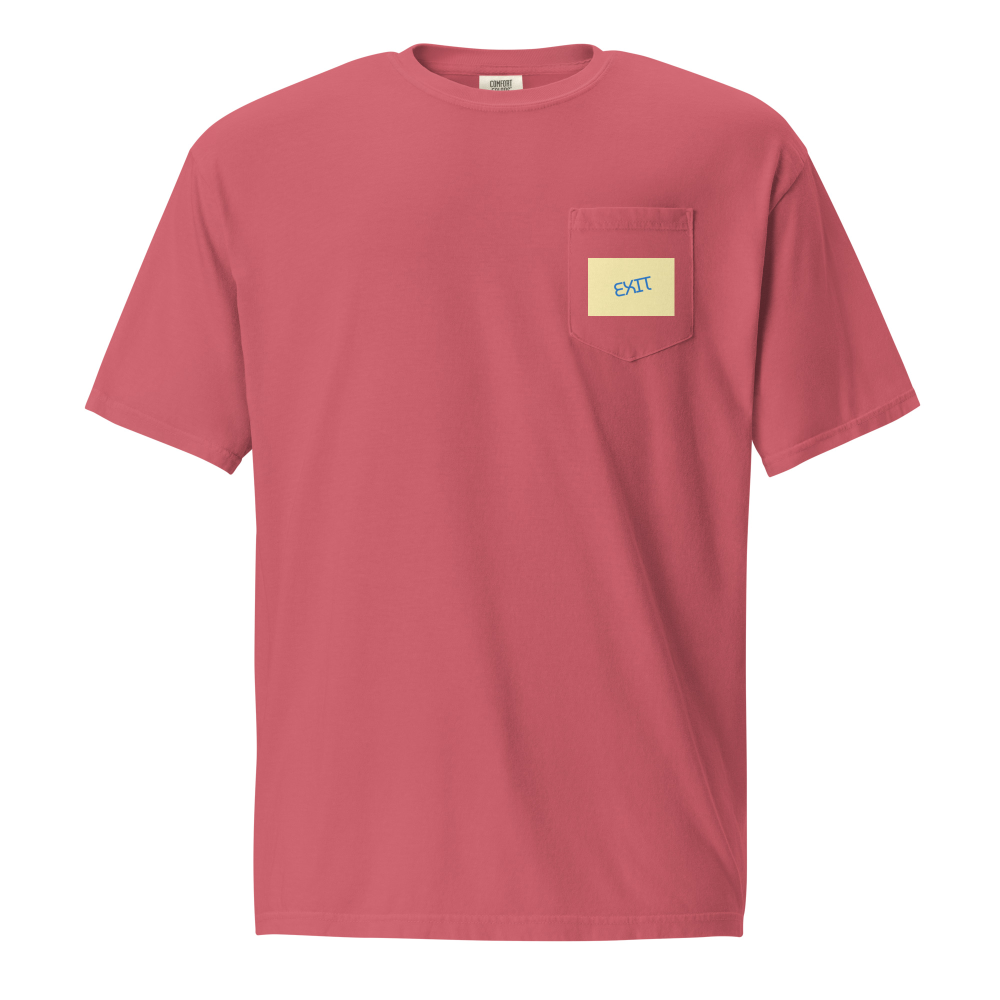 Men's Exit garment-dyed pocket t-shirt