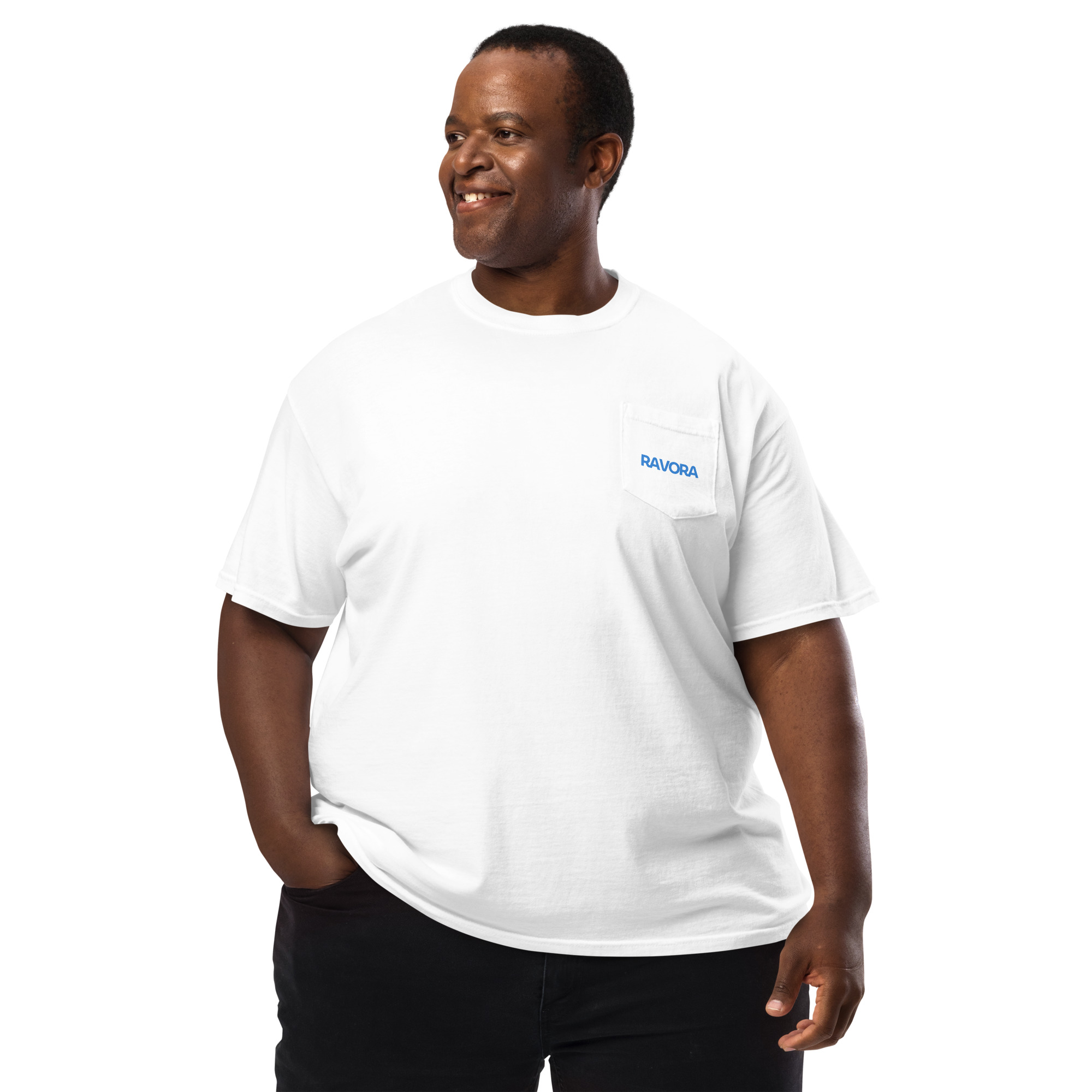 Male vintage-wash pocket-tee