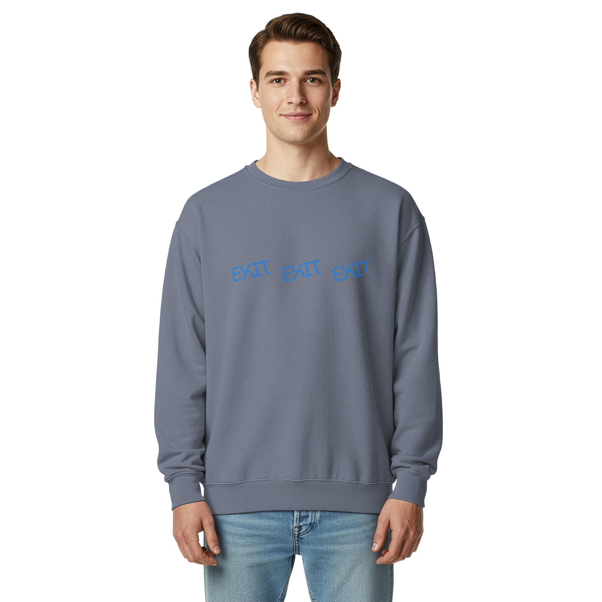 Men's Exit garment-dyed sweatshirt