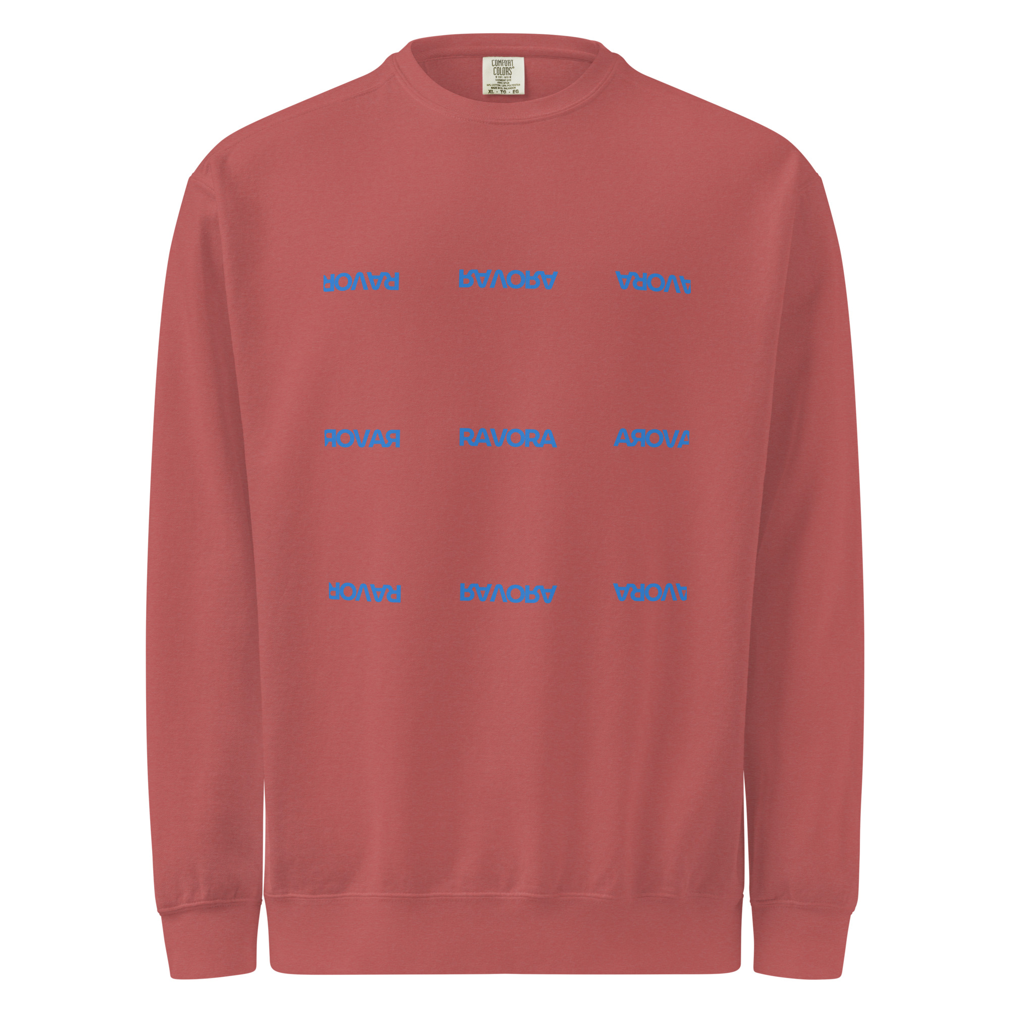 Garment-dyed sweatshirt