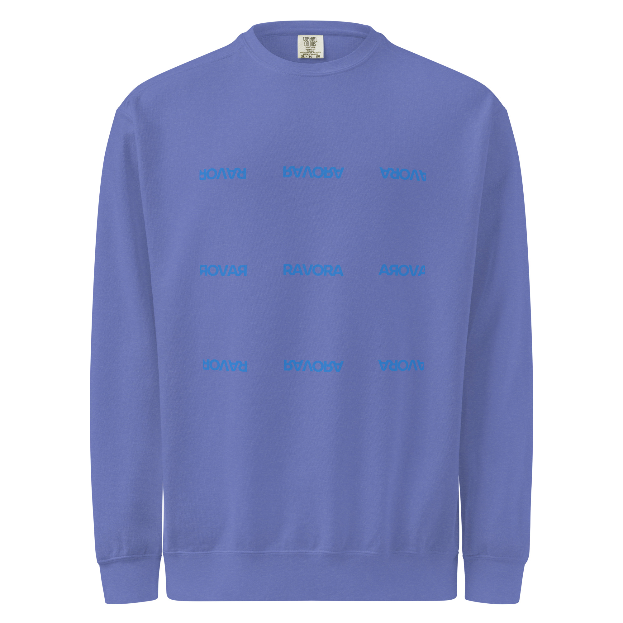 Garment-dyed sweatshirt