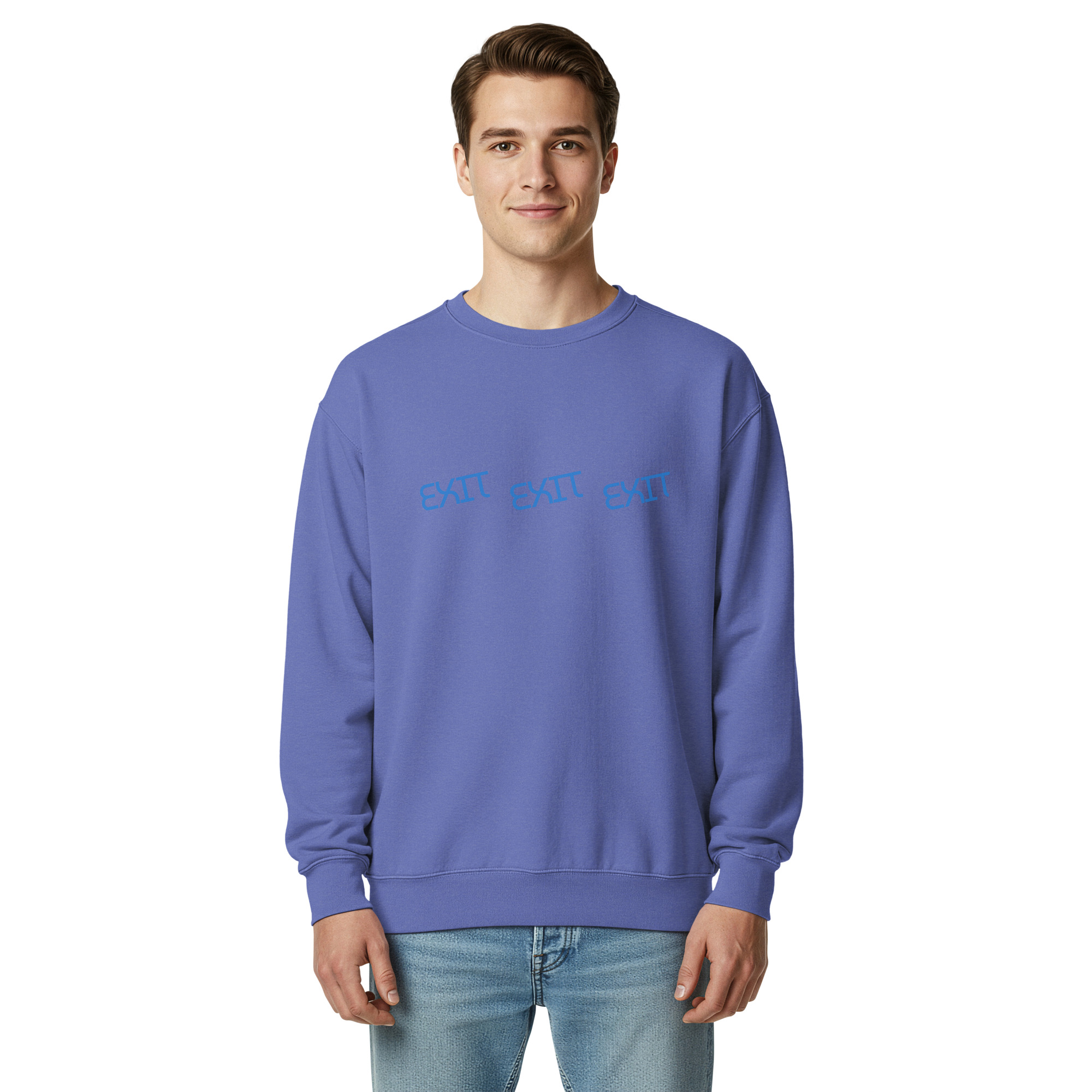 Men's Exit garment-dyed sweatshirt