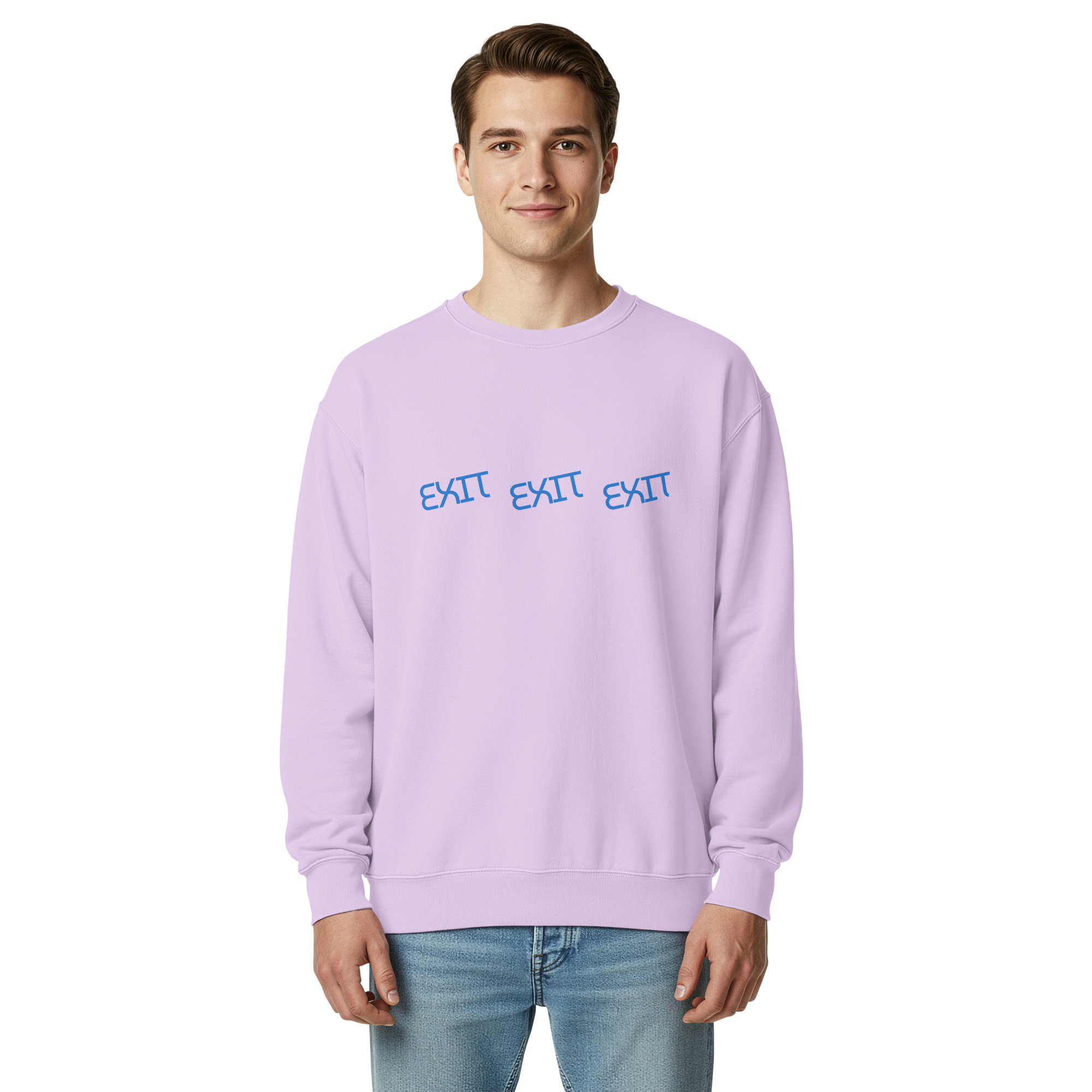 Men's Exit garment-dyed sweatshirt