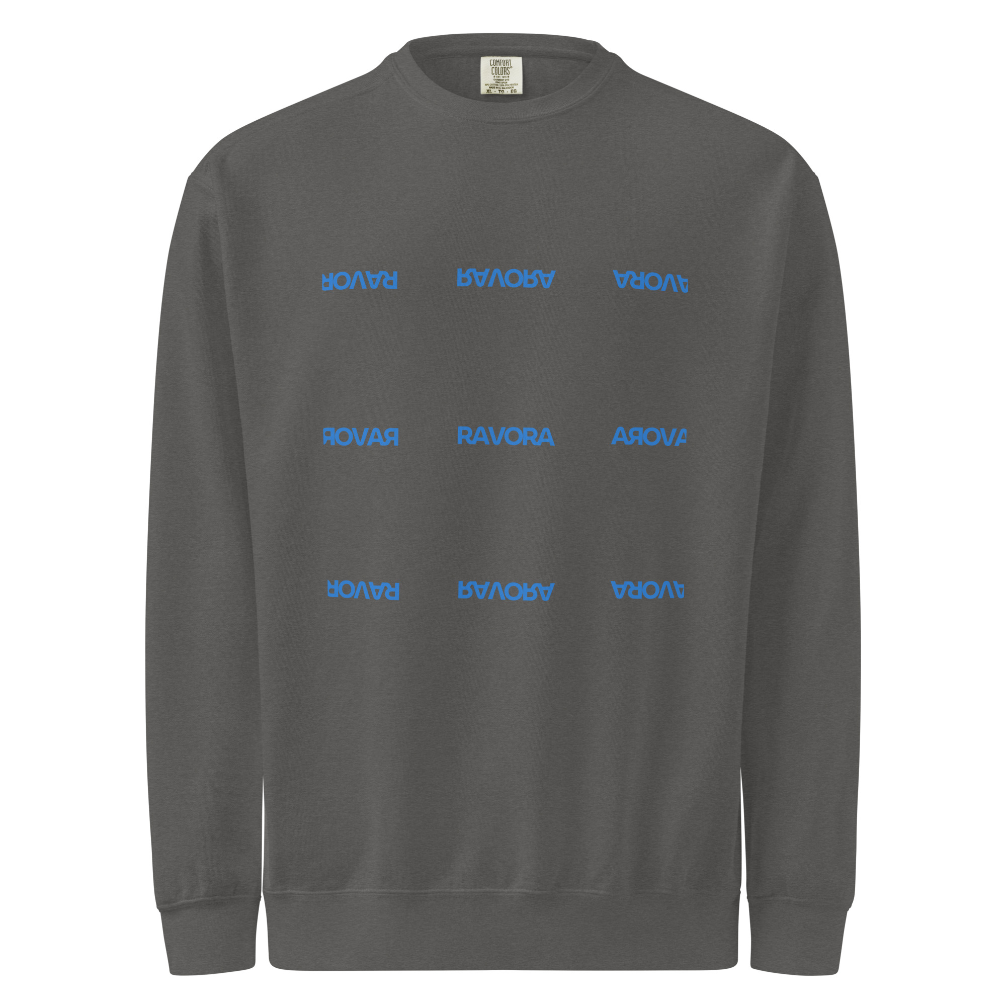 Garment-dyed sweatshirt