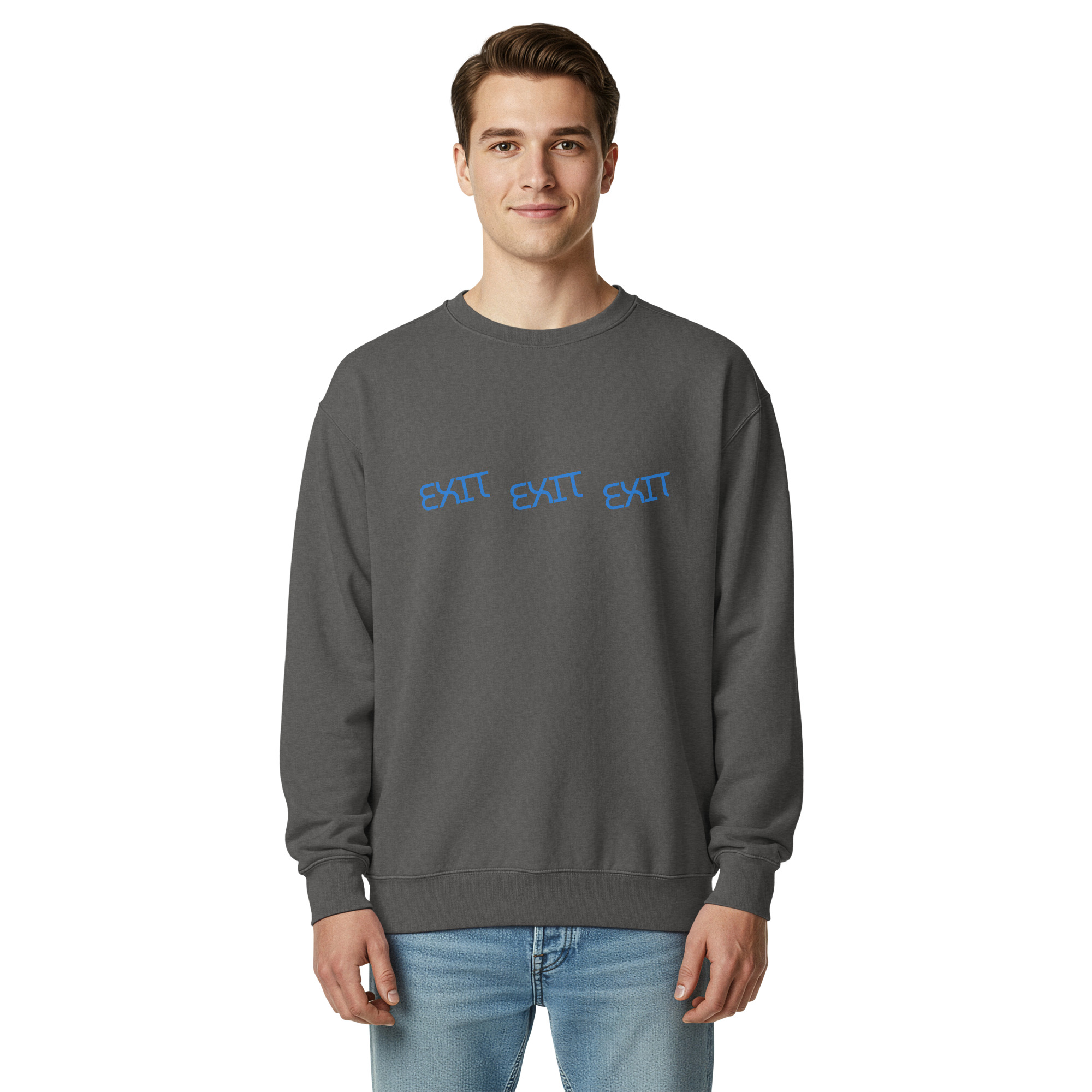 Men's Exit garment-dyed sweatshirt