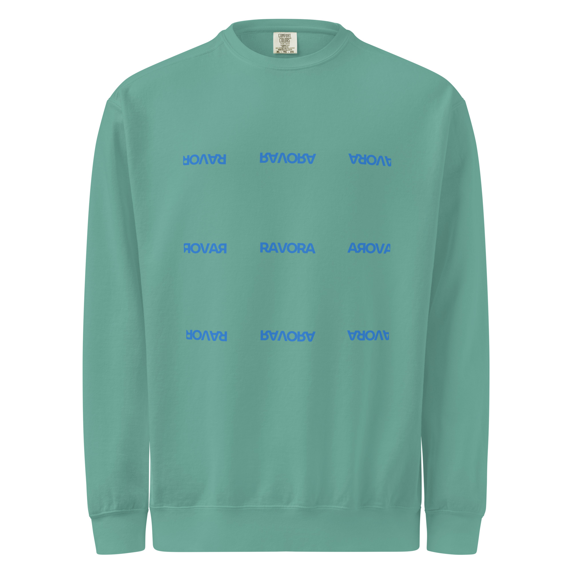 Garment-dyed sweatshirt