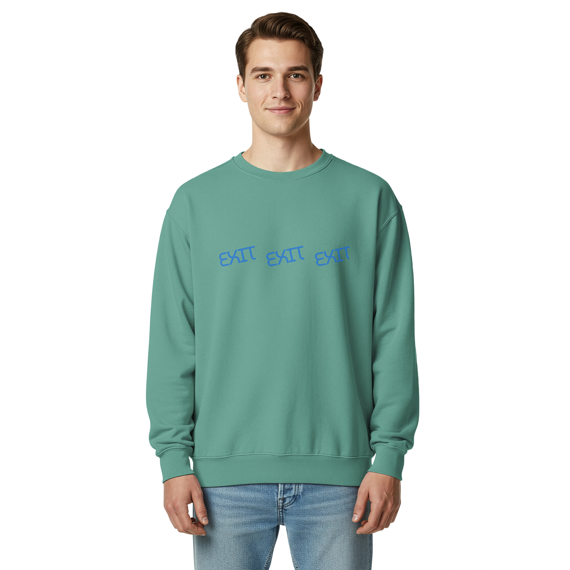 Men's Exit garment-dyed sweatshirt