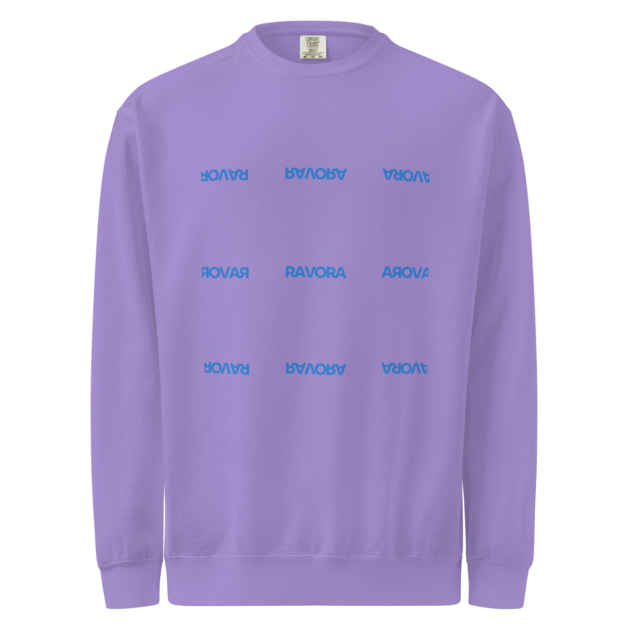 Garment-dyed sweatshirt