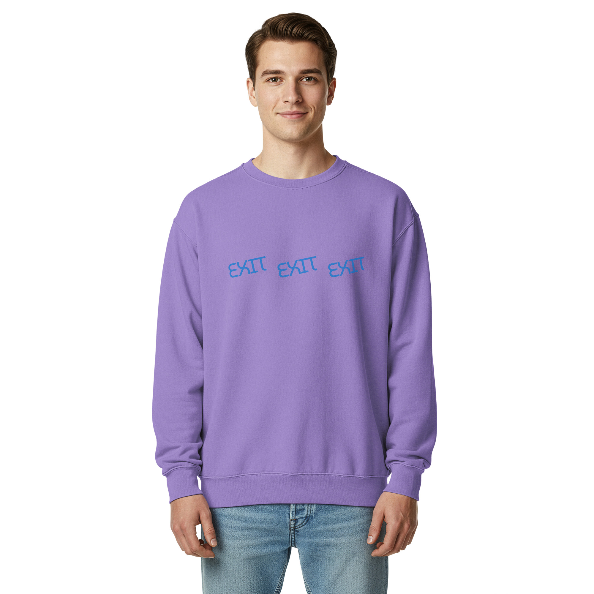 Men's Exit garment-dyed sweatshirt