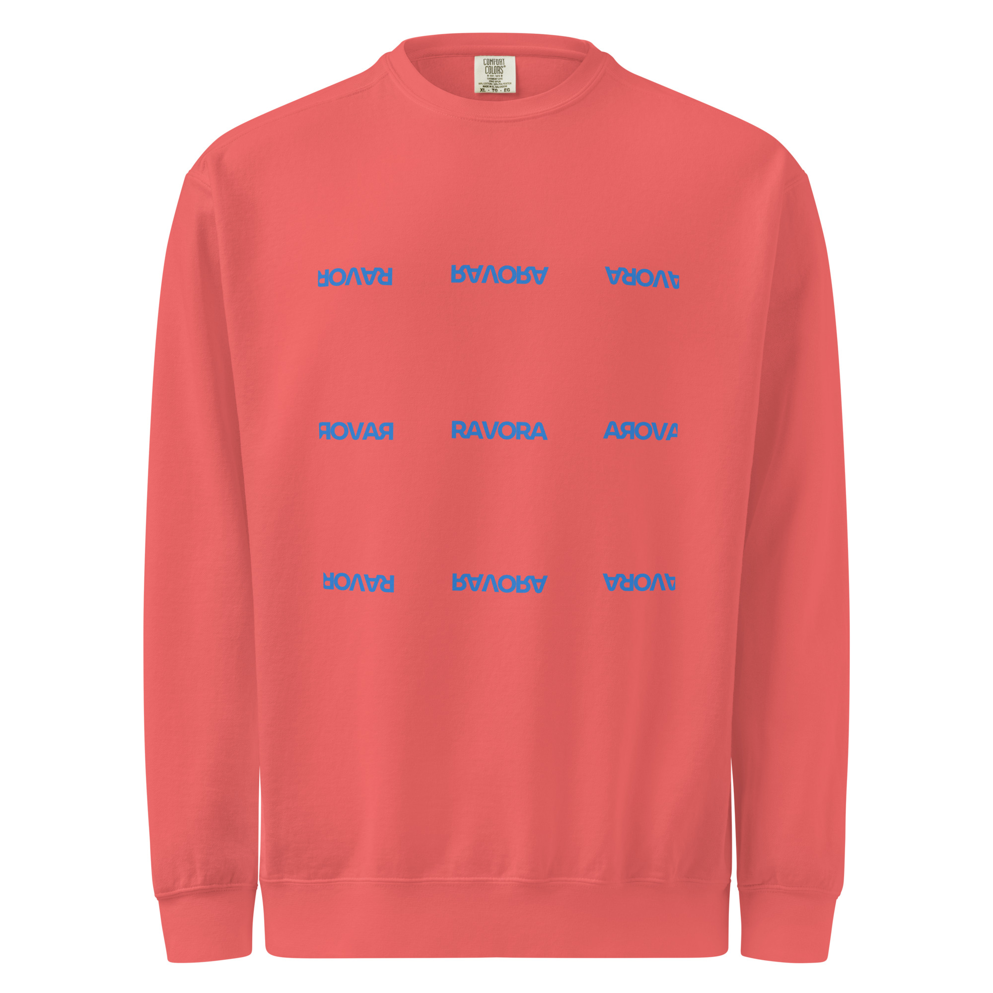 Garment-dyed sweatshirt