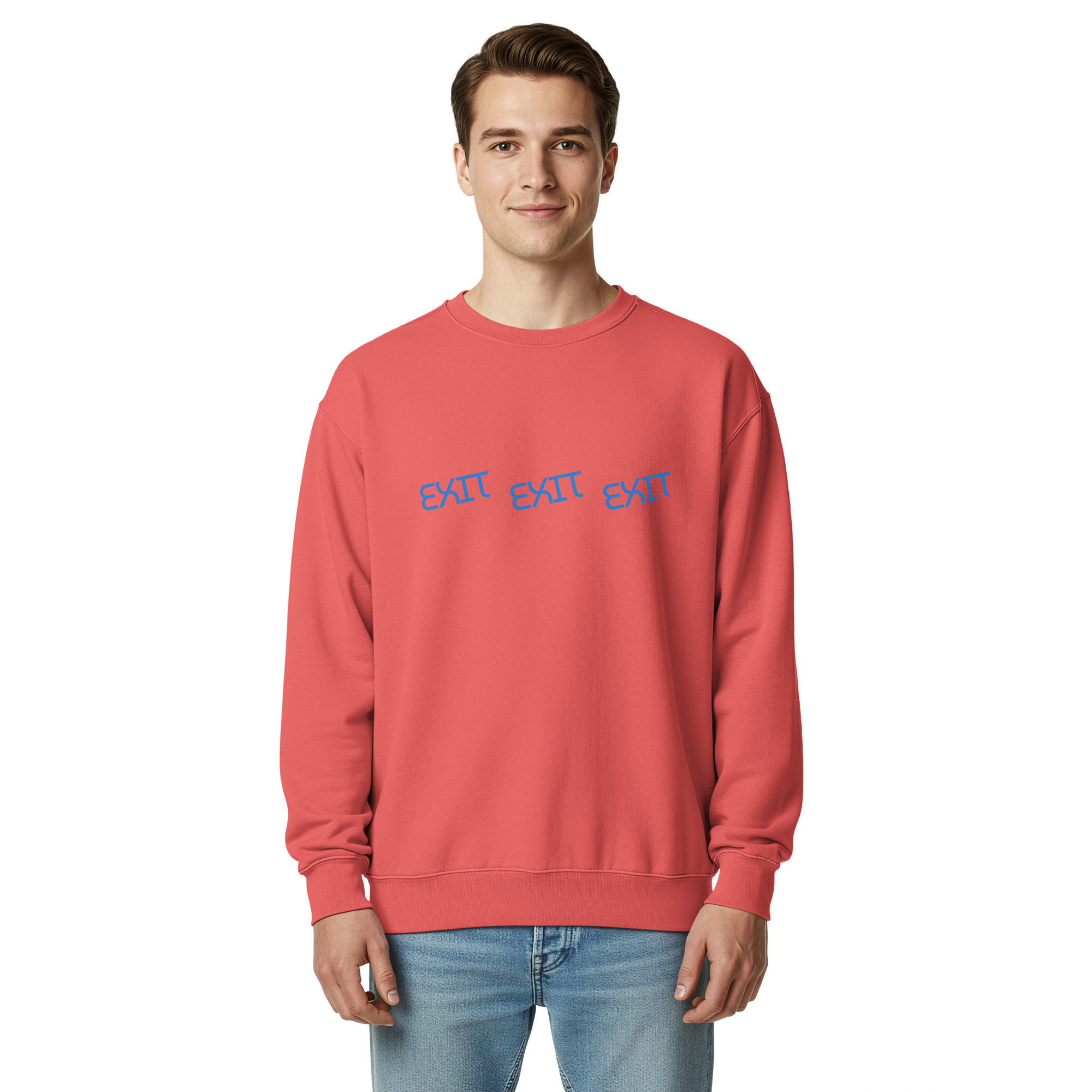 Men's Exit garment-dyed sweatshirt